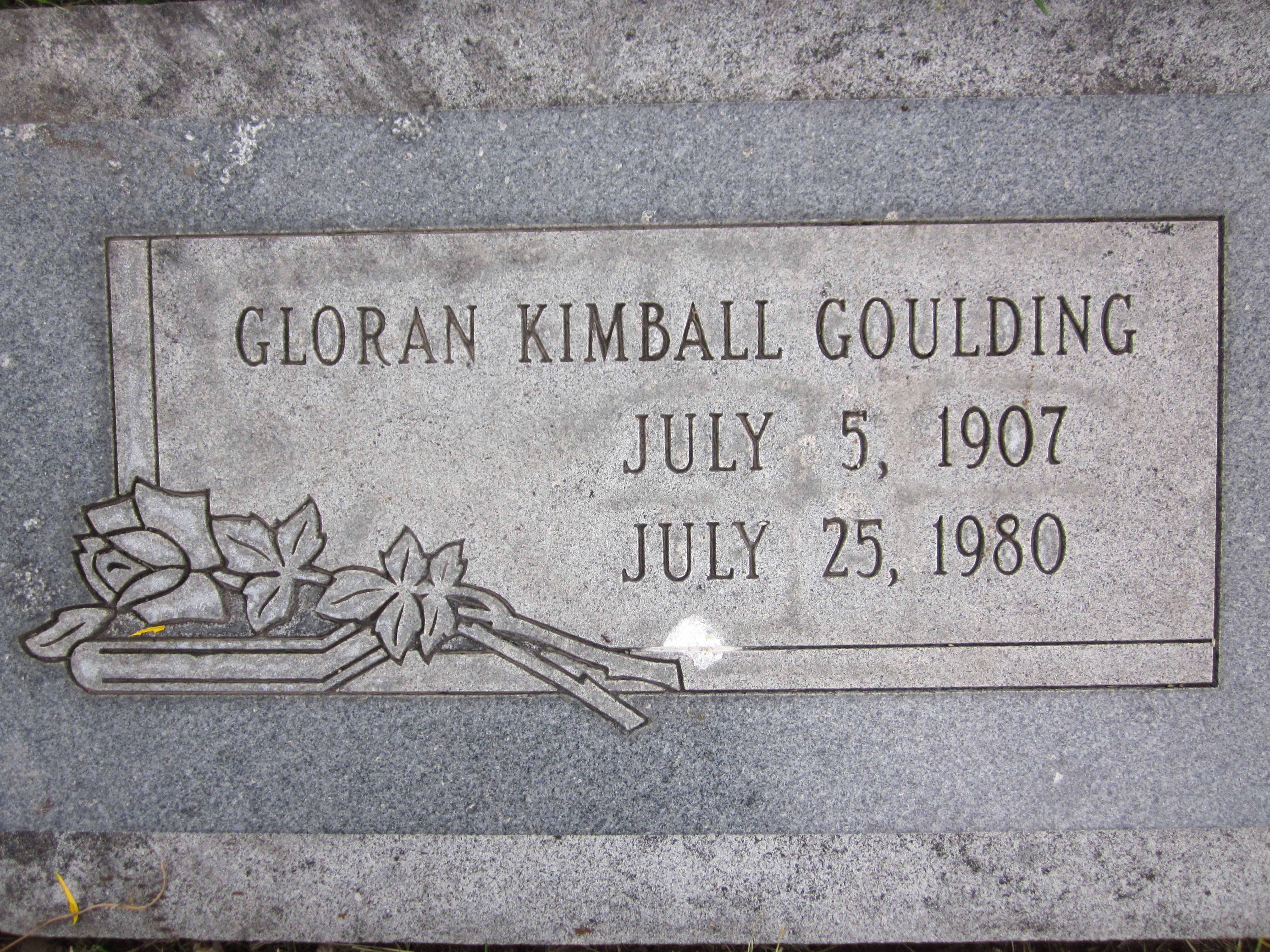 Gloran Kimball Goulding