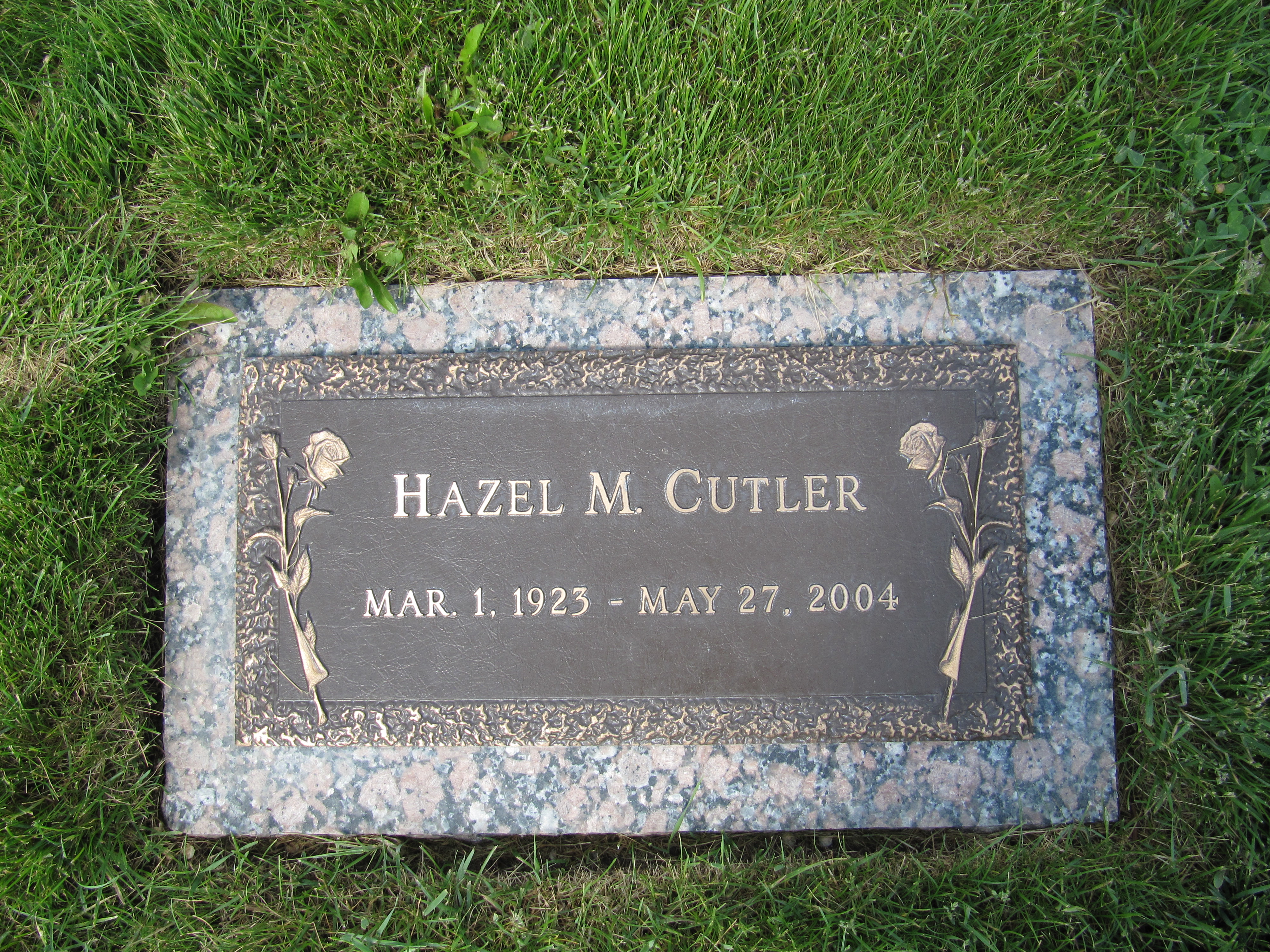 Hazel M Cutler
