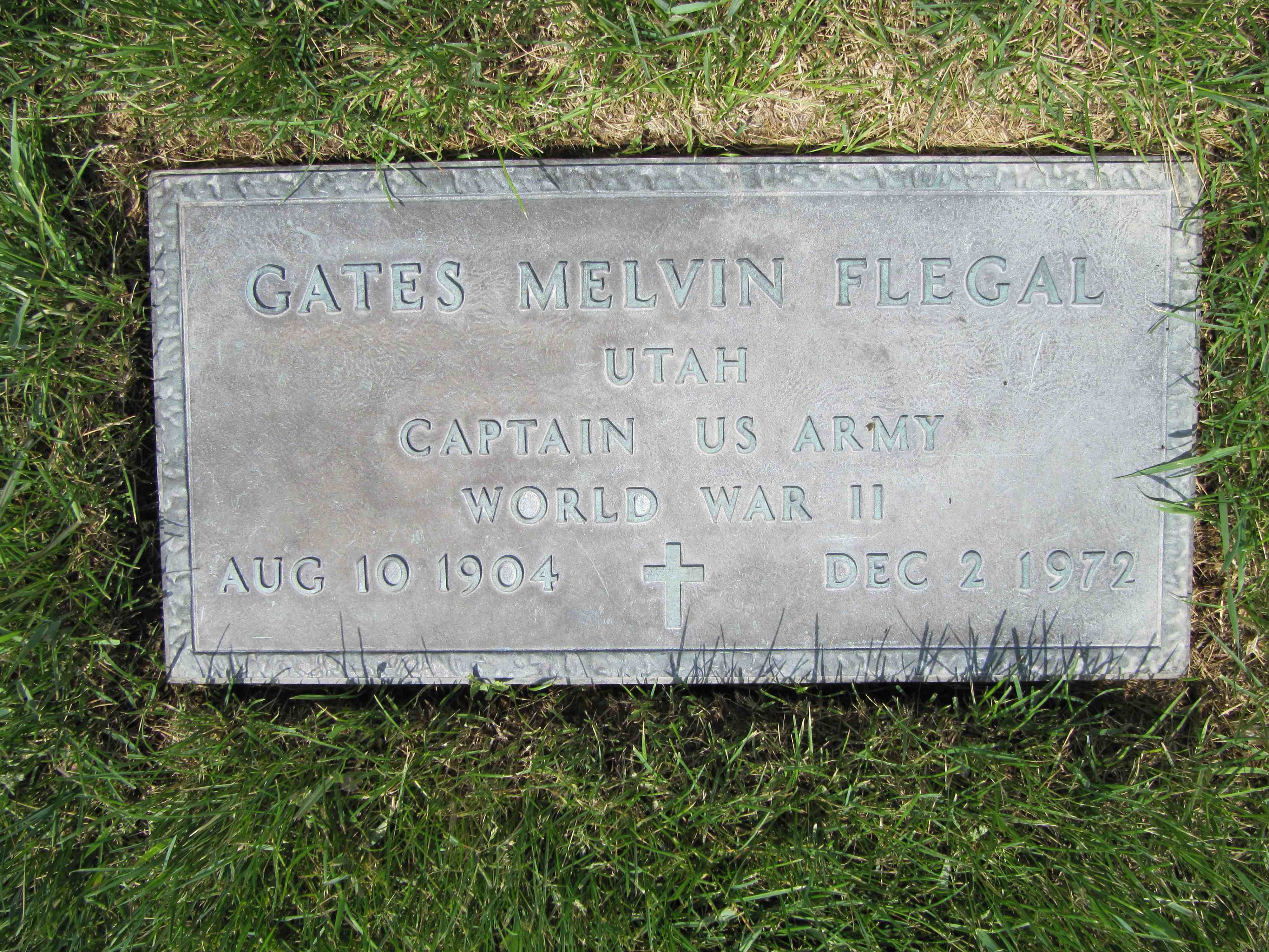 Capt Gates Melvin Flegal