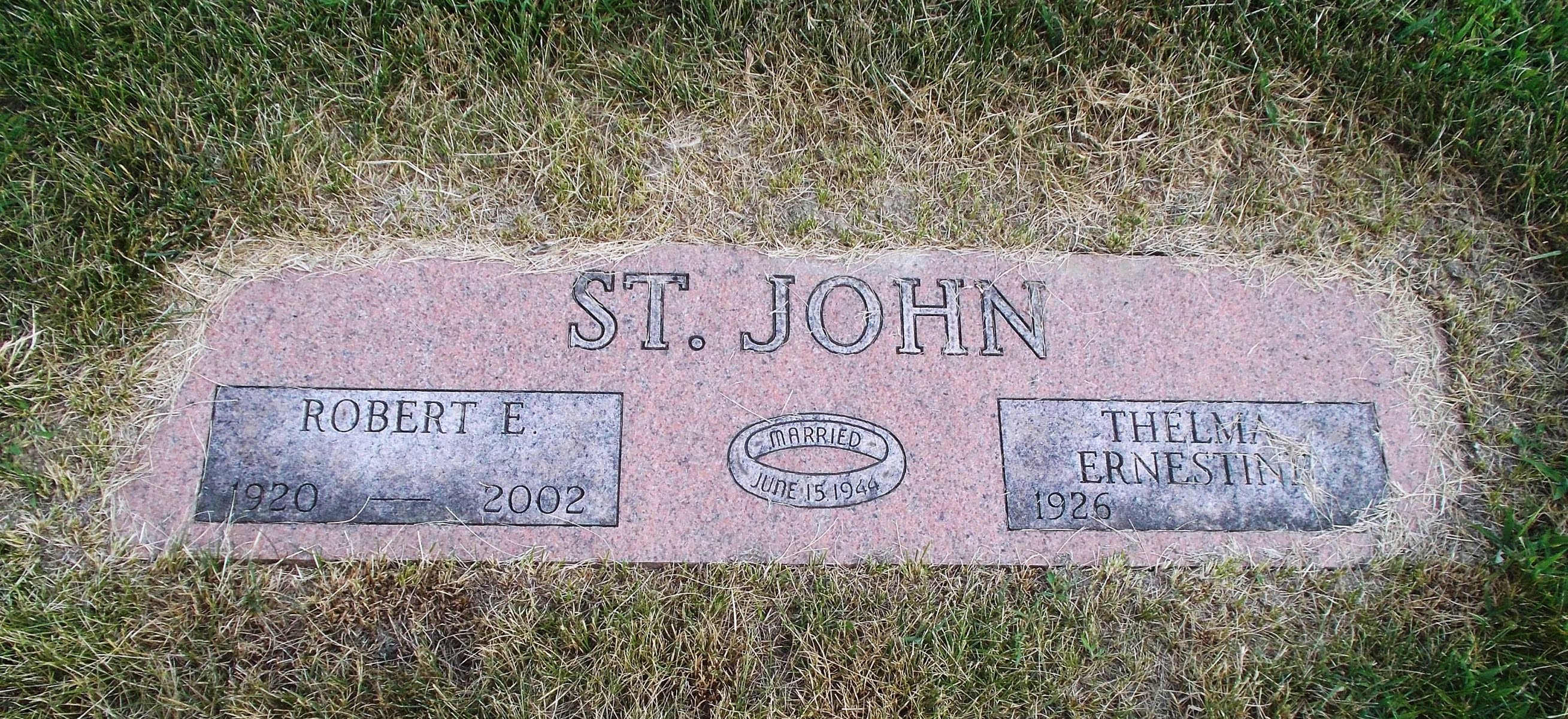 Robert E St John
