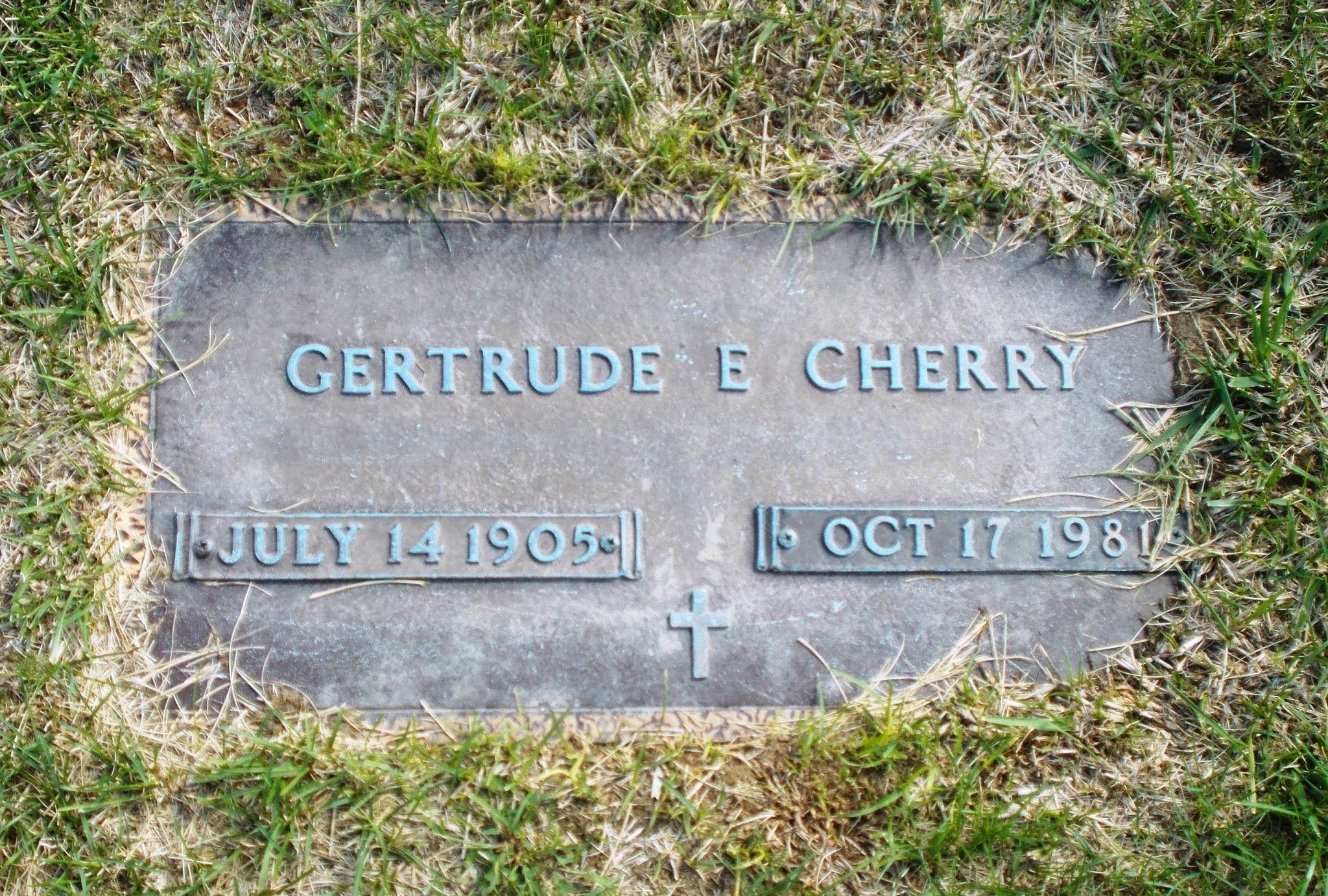 Gertrude E Cherry