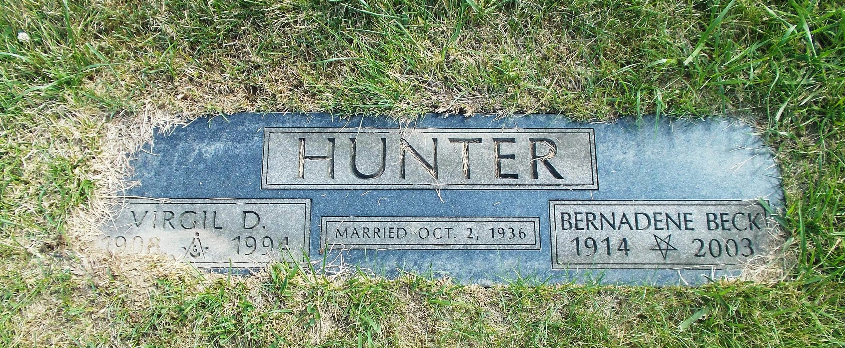 Virgil D Hunter