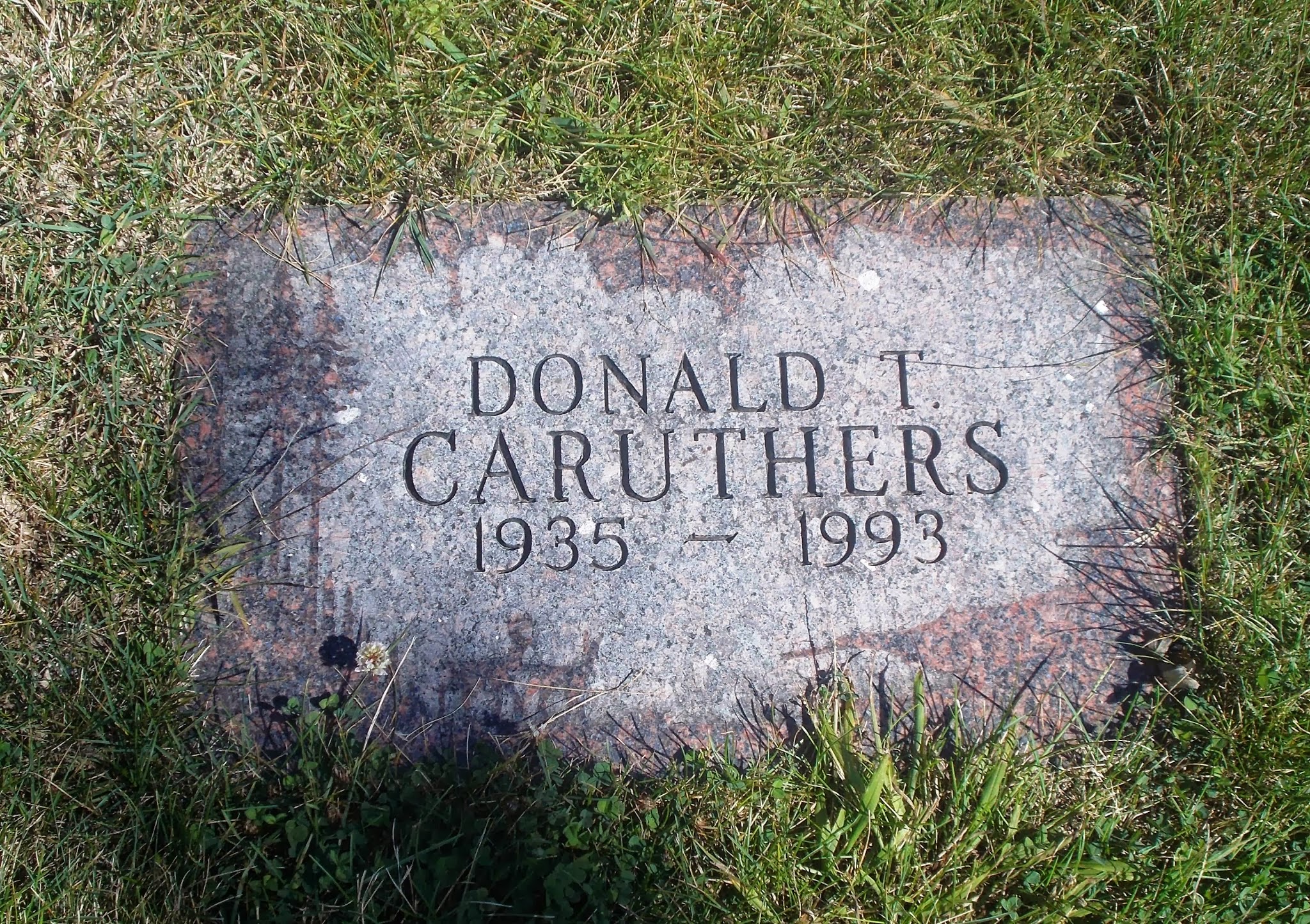 Donald T Caruthers