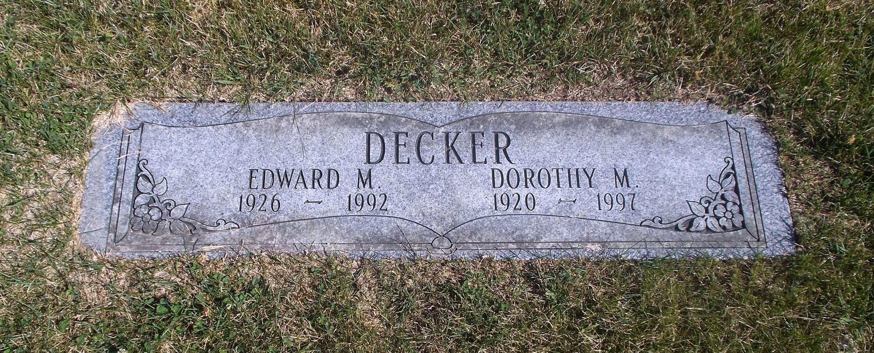 Edward M Decker