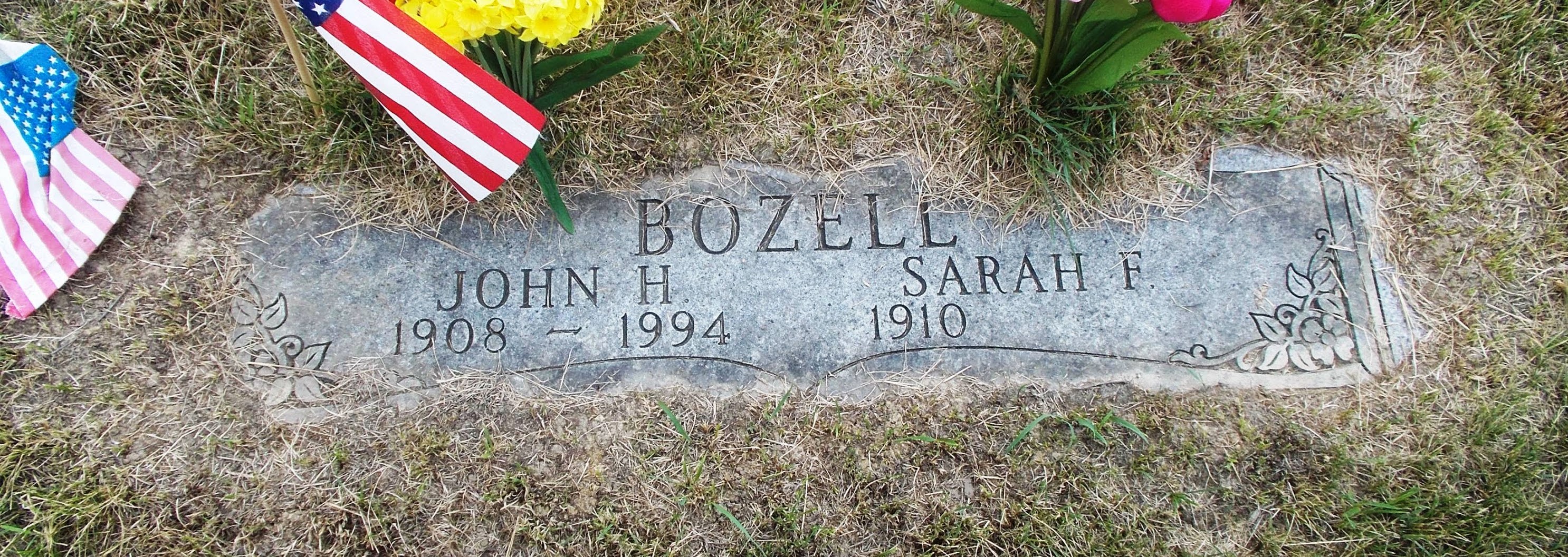 Sarah F Bozell
