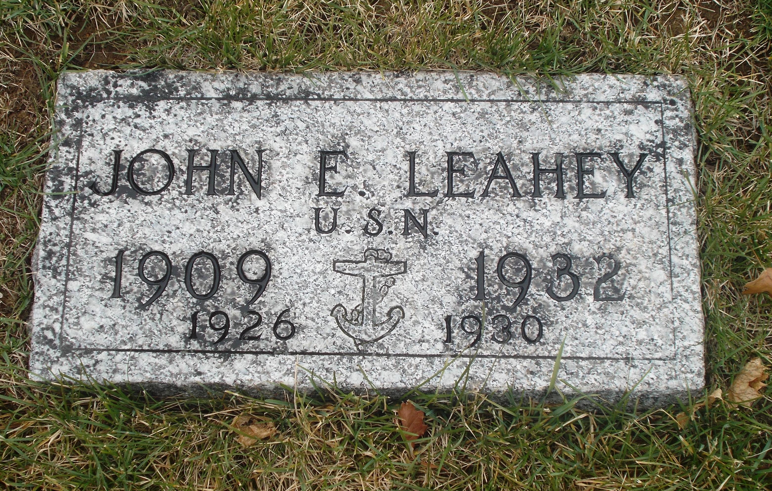 John E Leahey