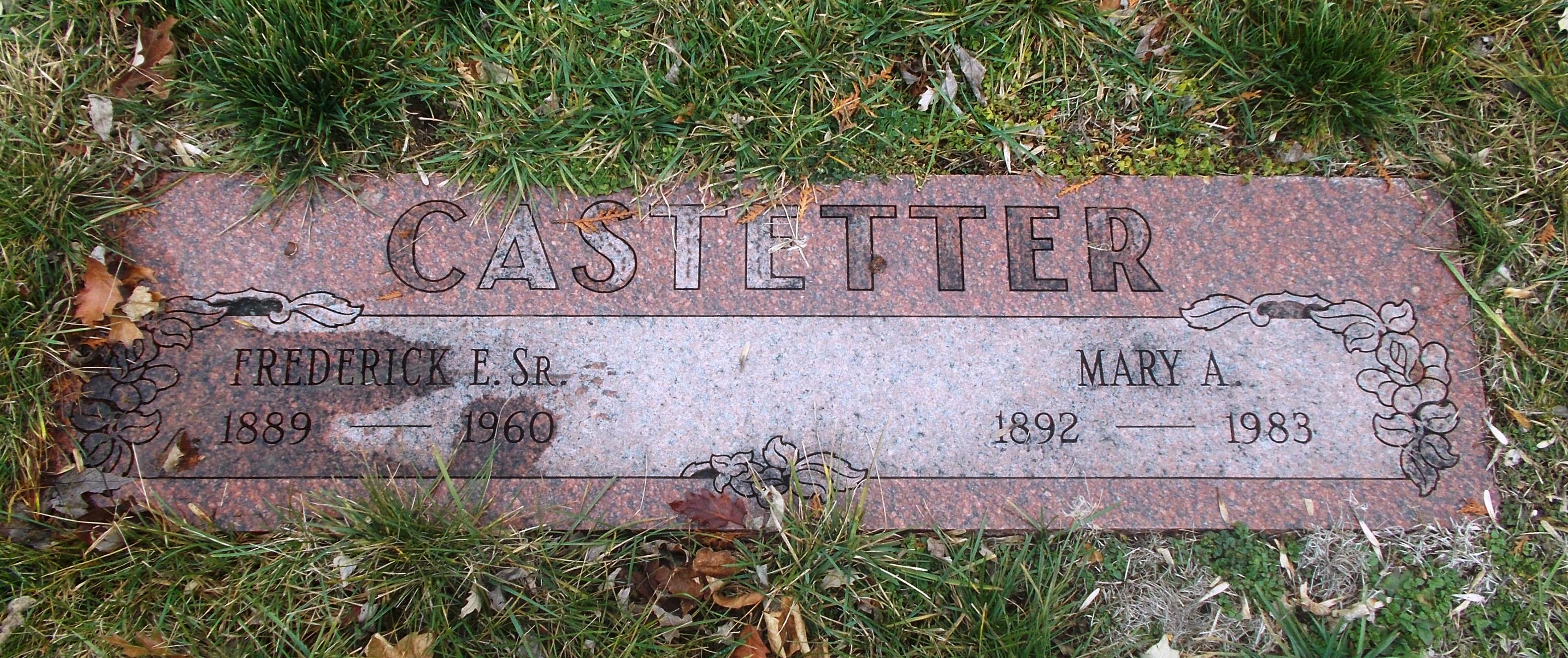 Mary A Castetter