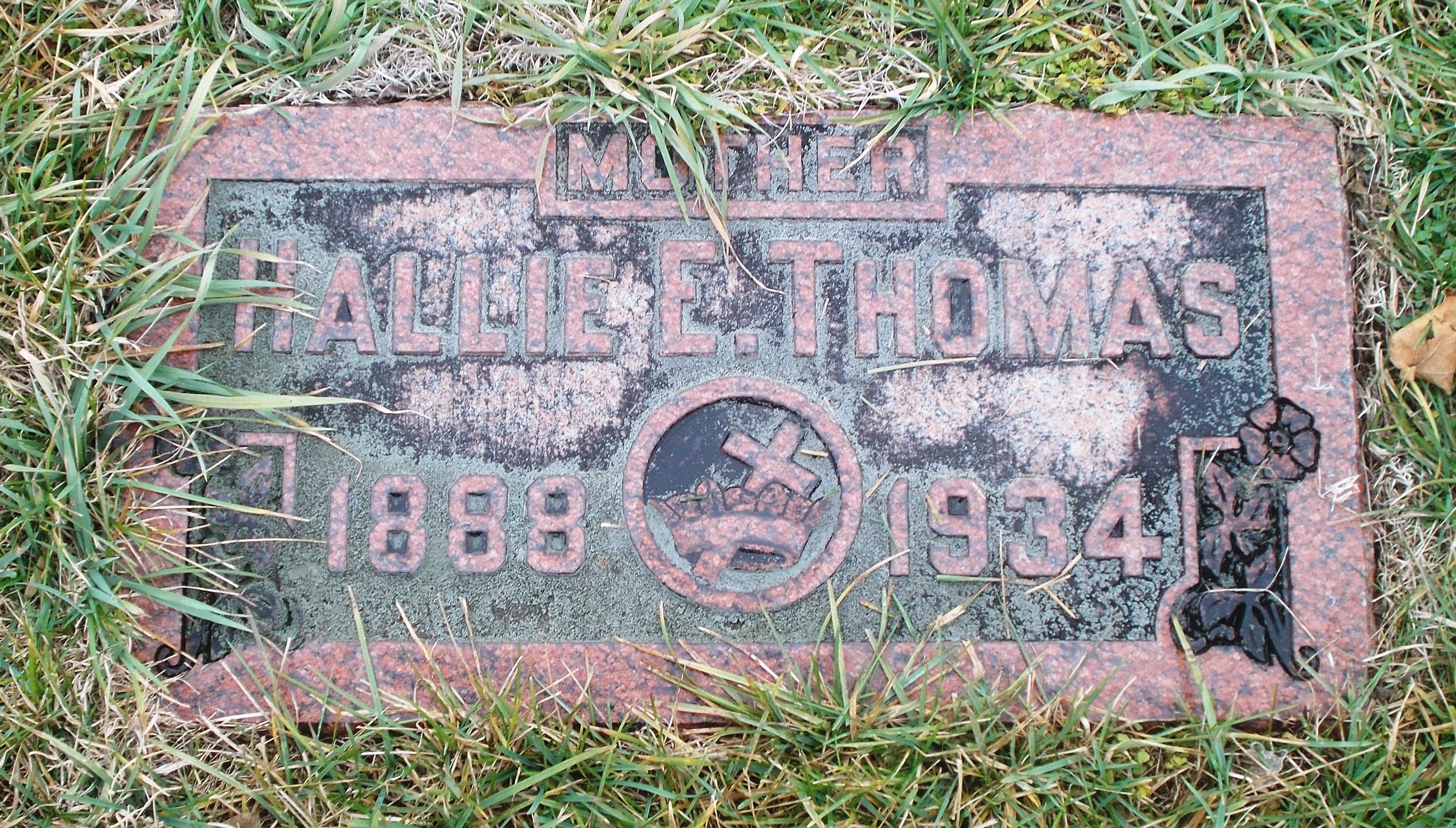 Hallie E Thomas