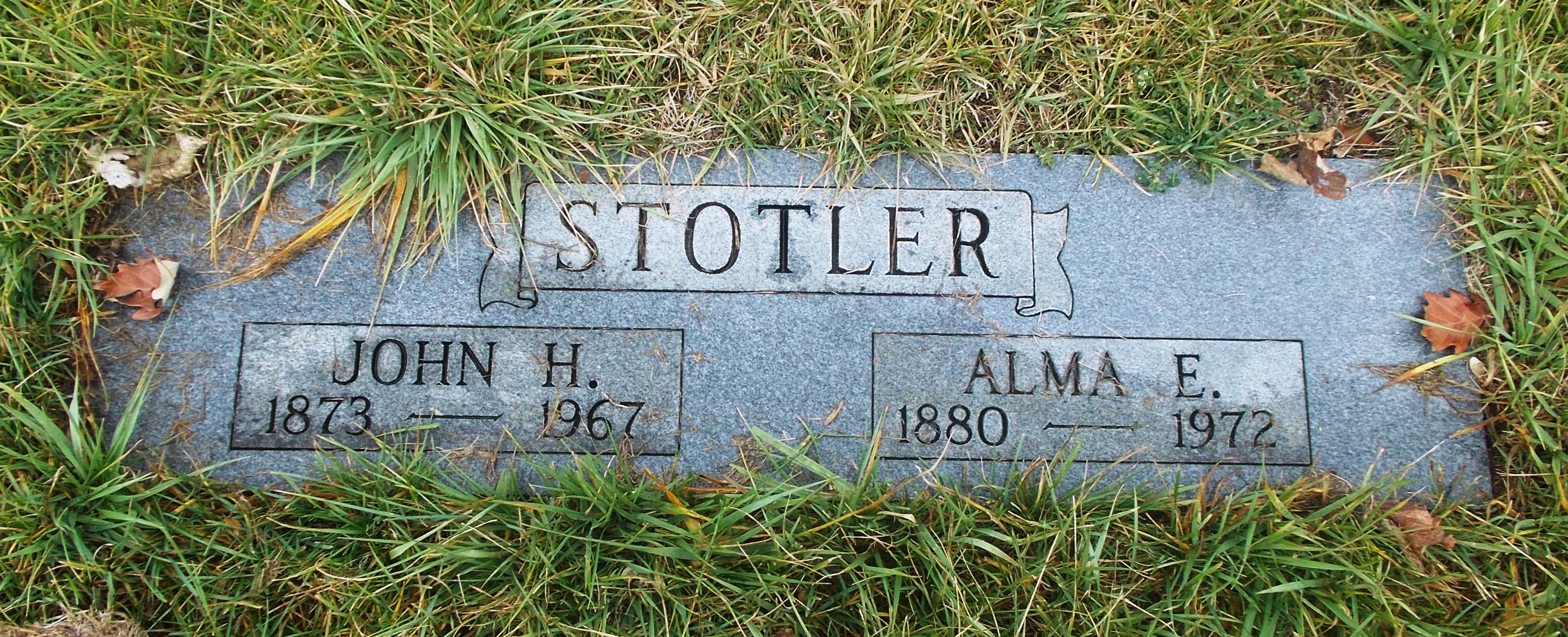 Alma E Stotler