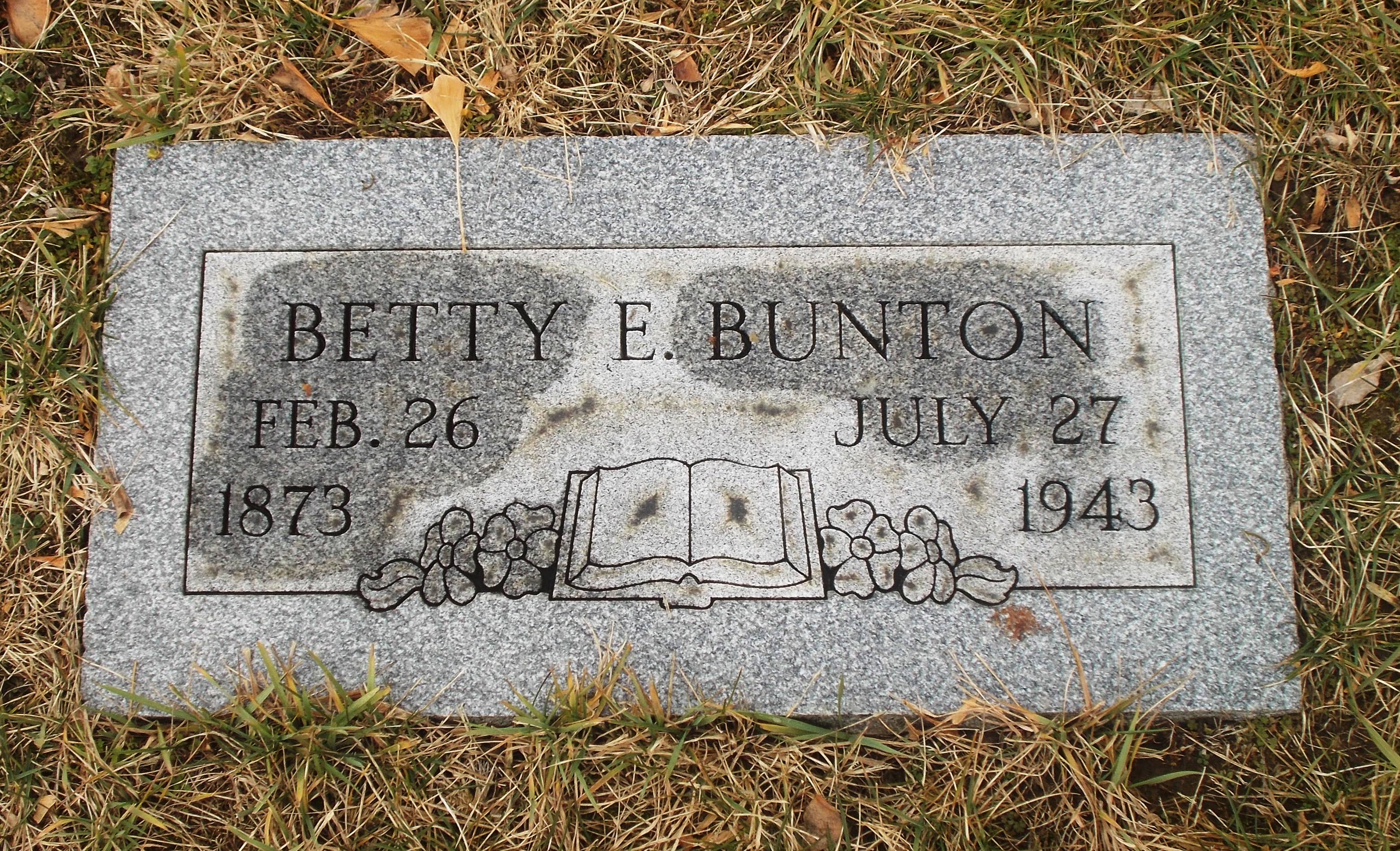 Betty E Bunton