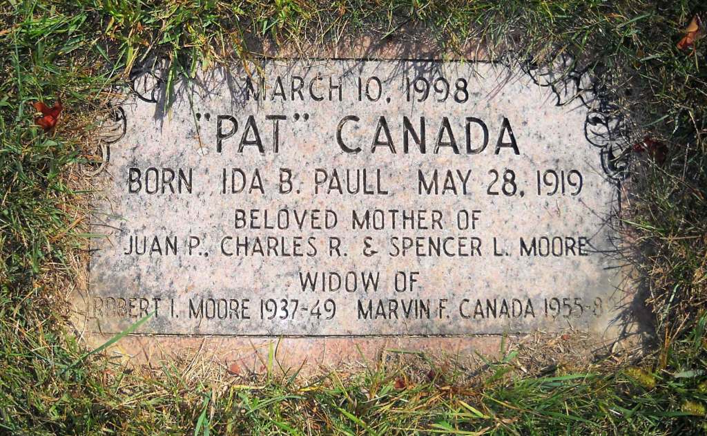 Ida B "Pat" Paull Canada