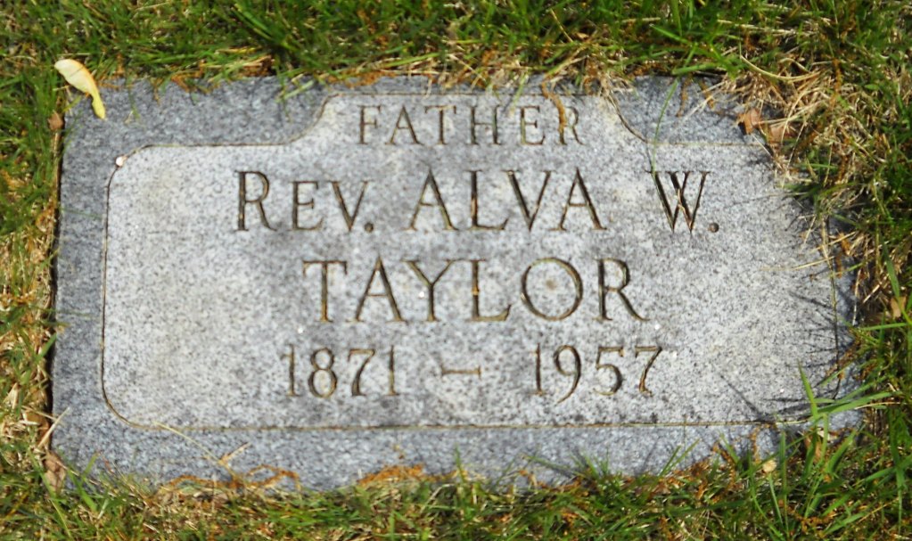 Rev Alva W Taylor