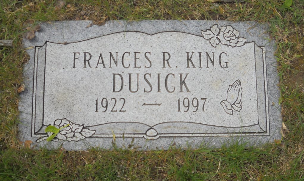 Frances R King Dusick