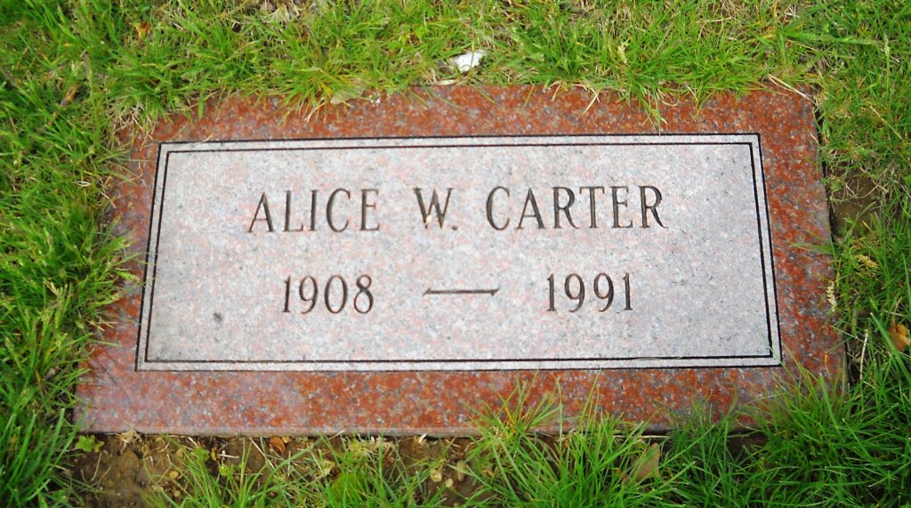 Alice W Carter