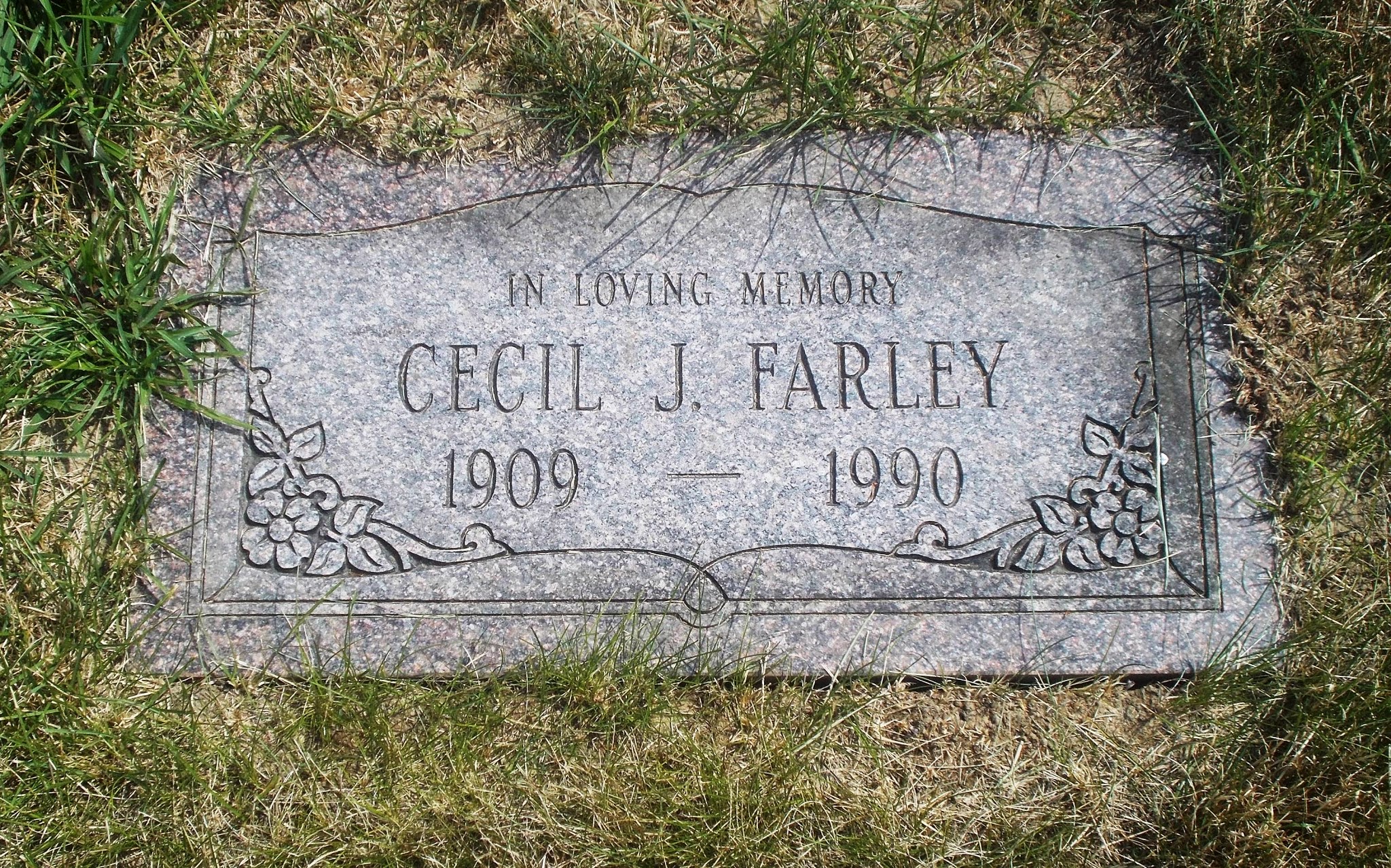 Cecil J Farley