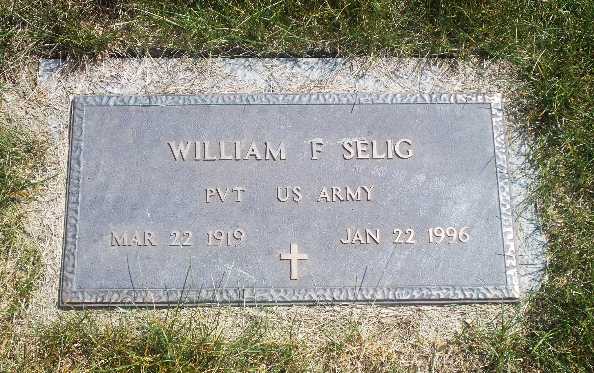 Pvt William F Selig