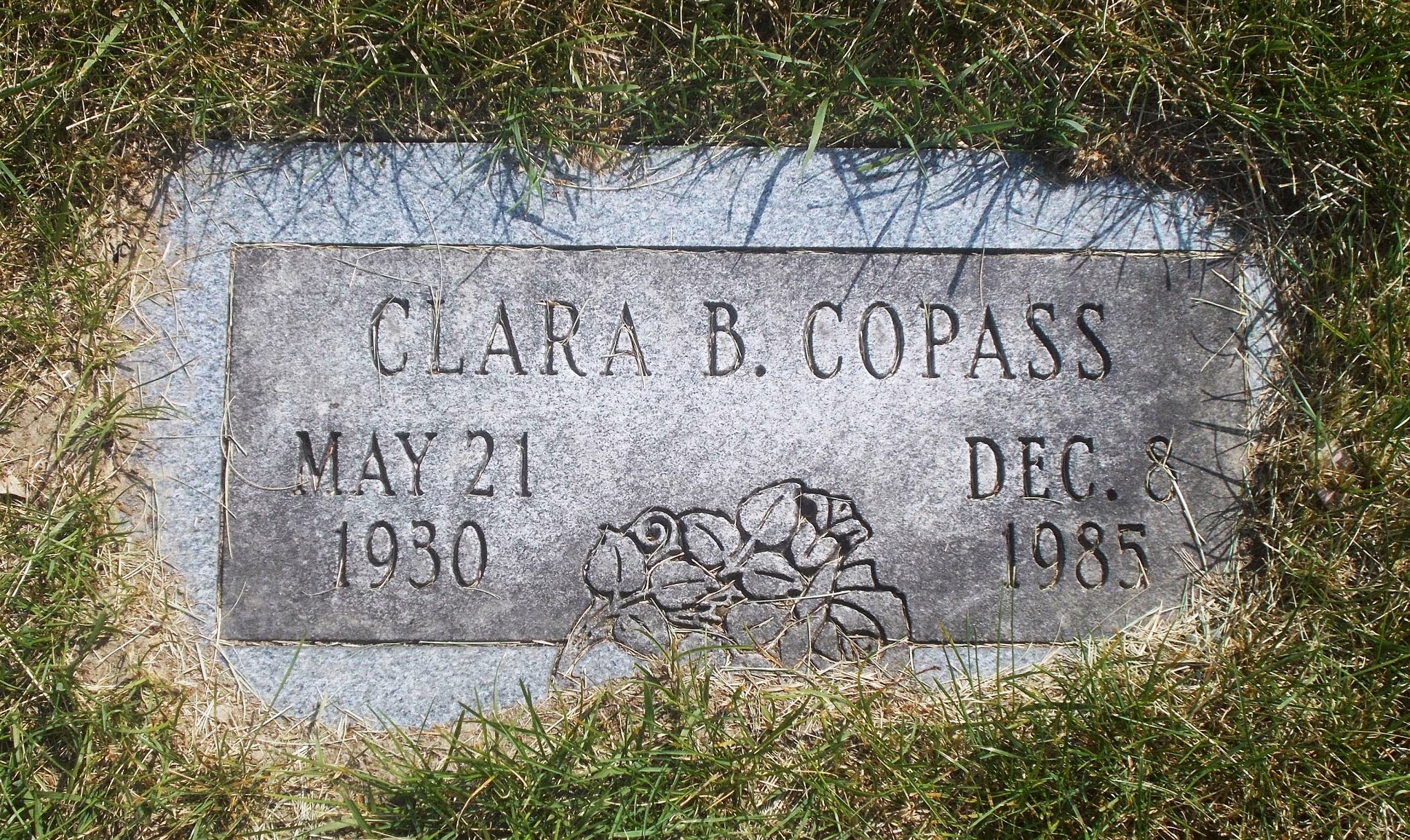 Clara B Copass