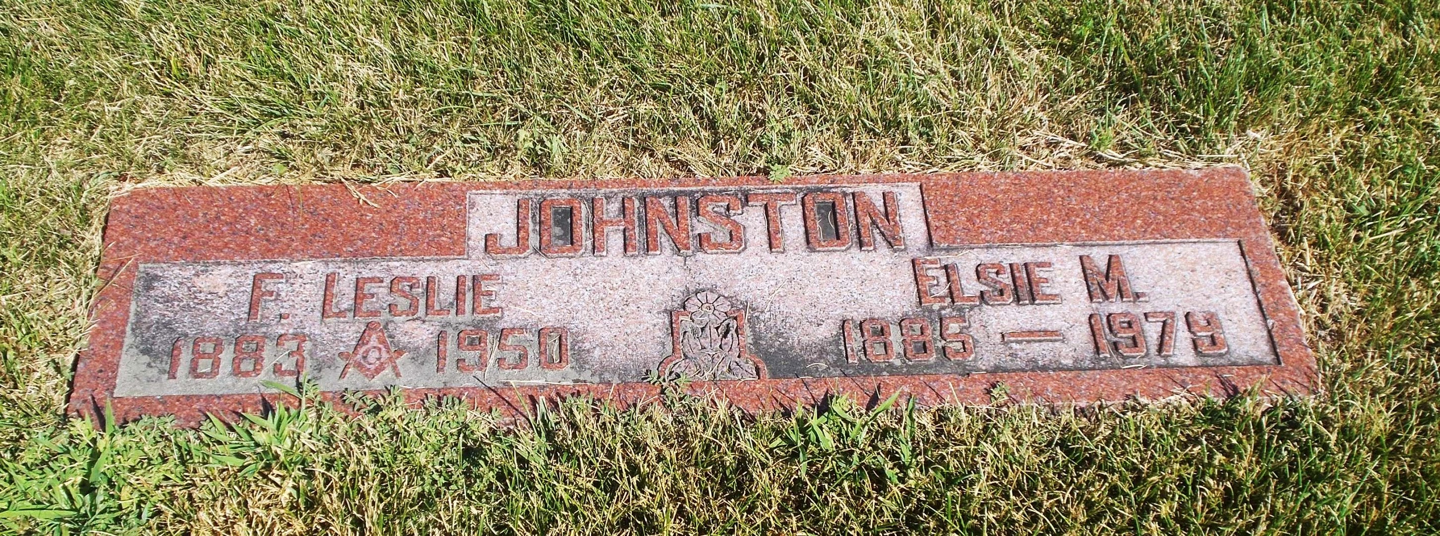 F Leslie Johnston