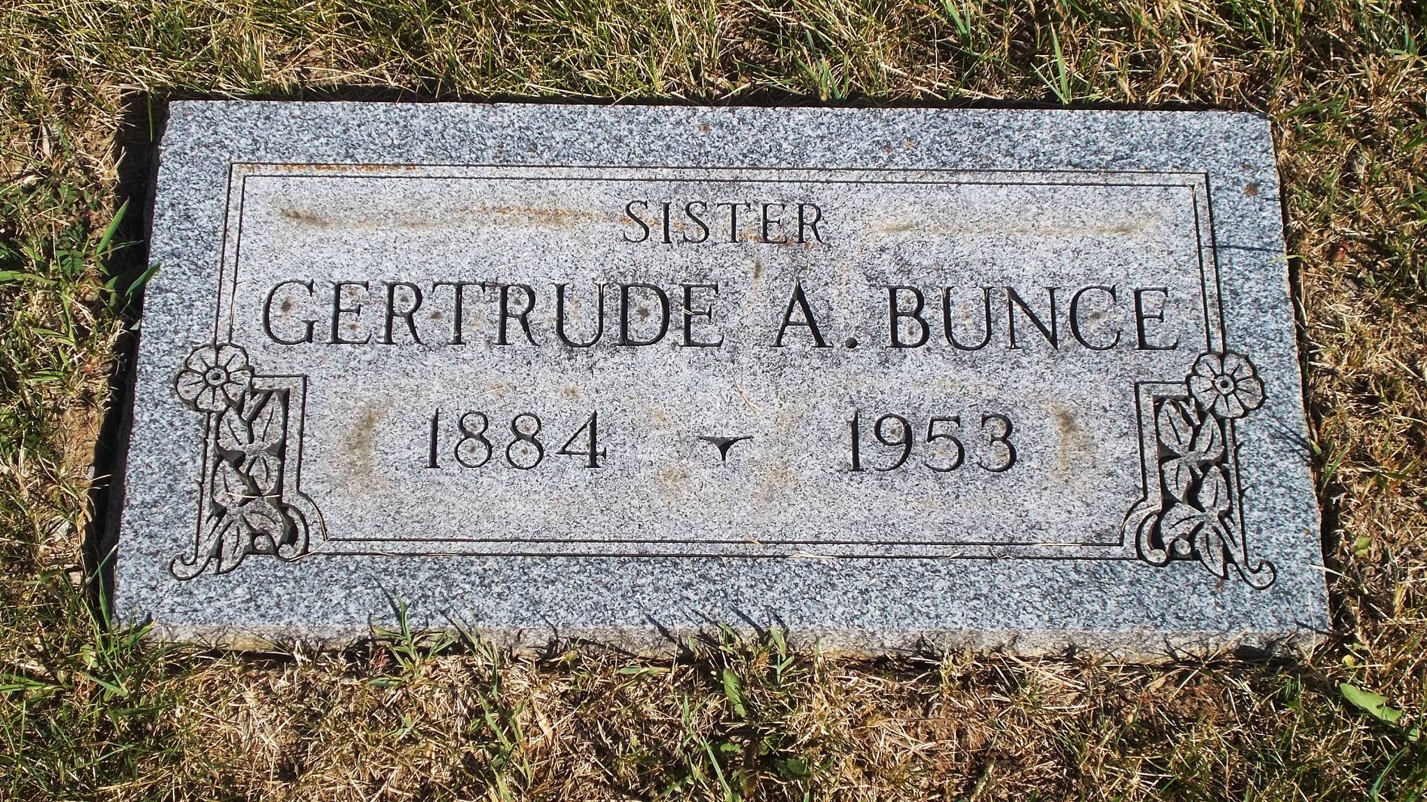 Gertrude A Bunce
