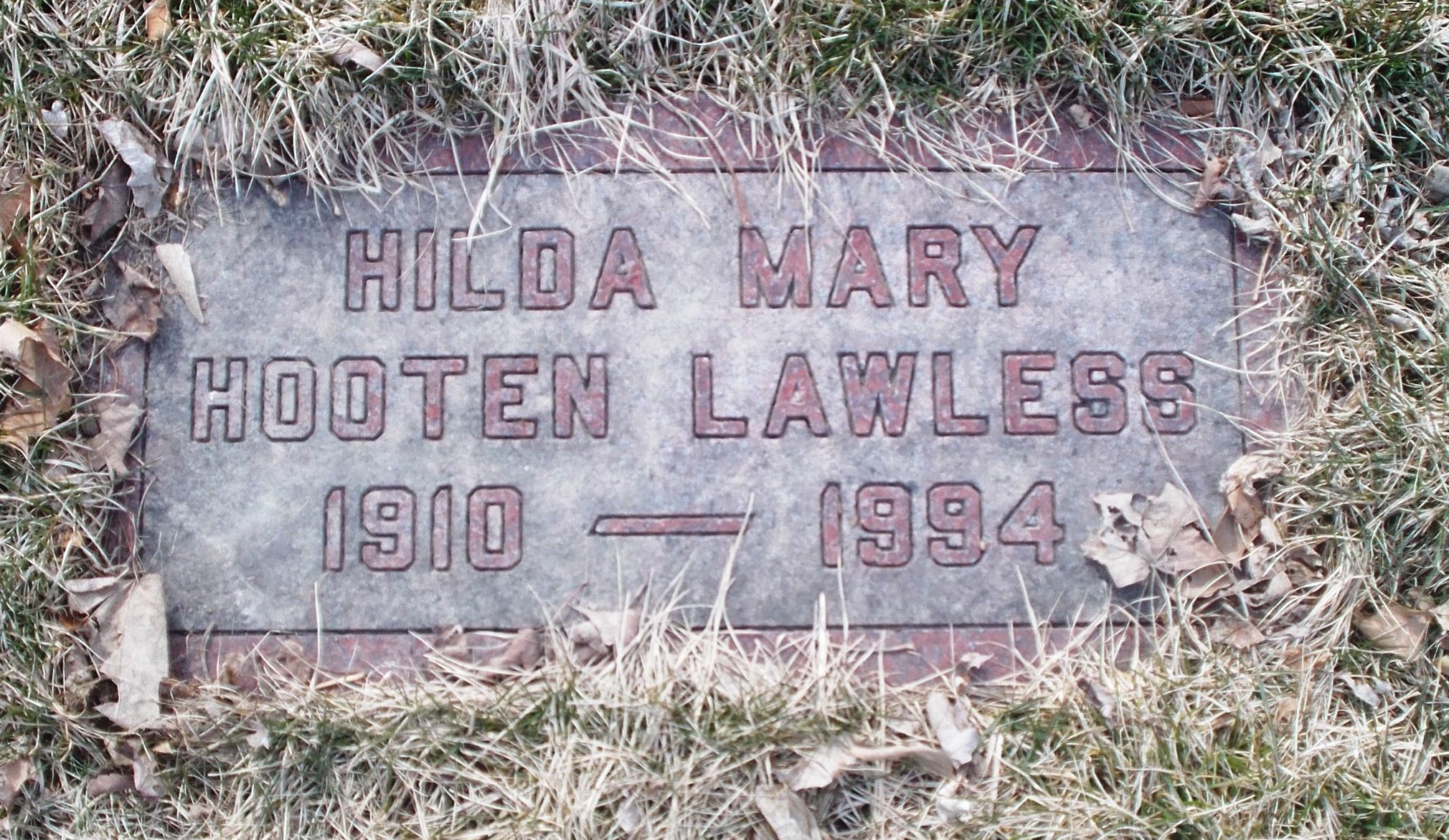 Hilda Mary Hooten Lawless