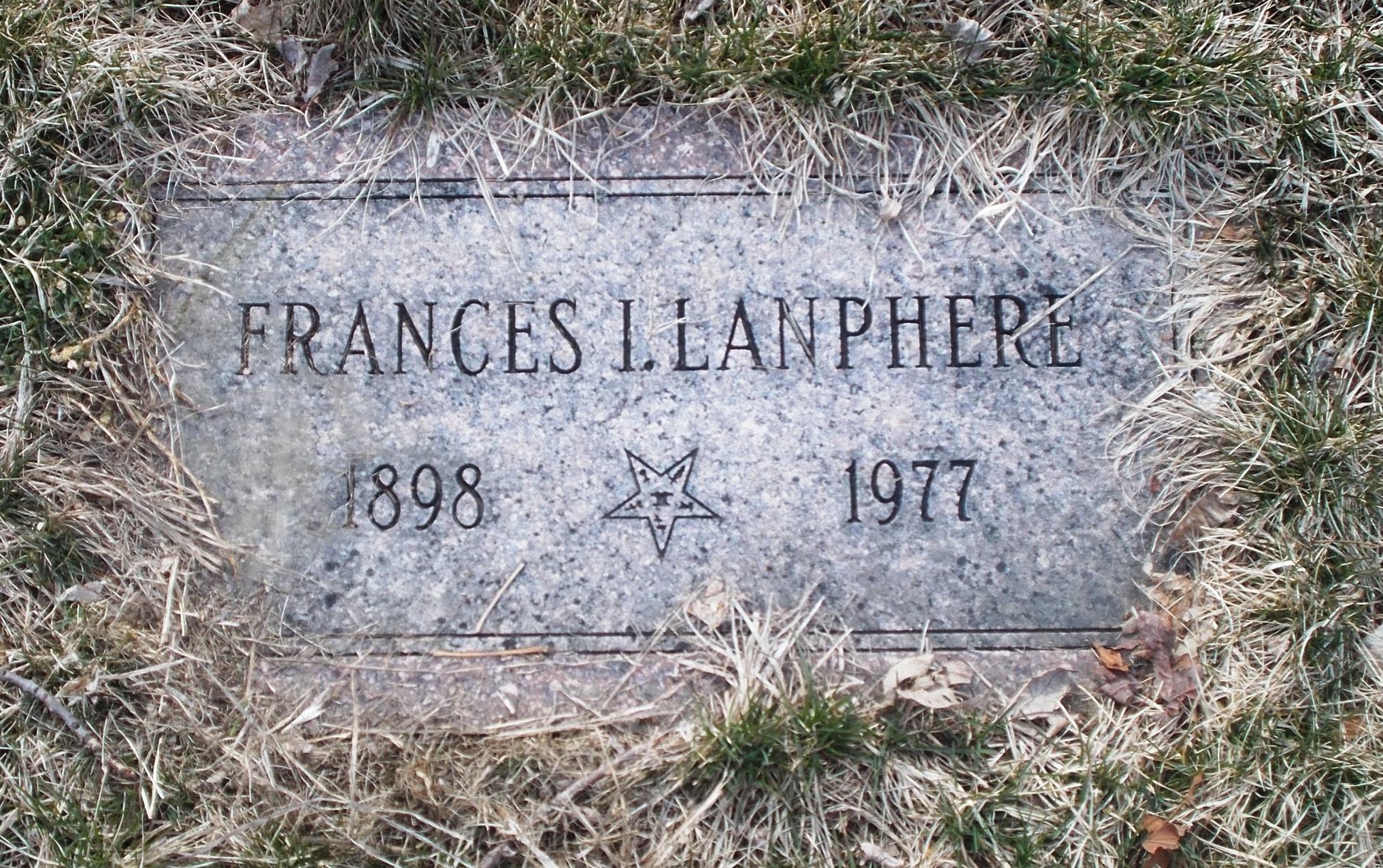Frances I Lanphere