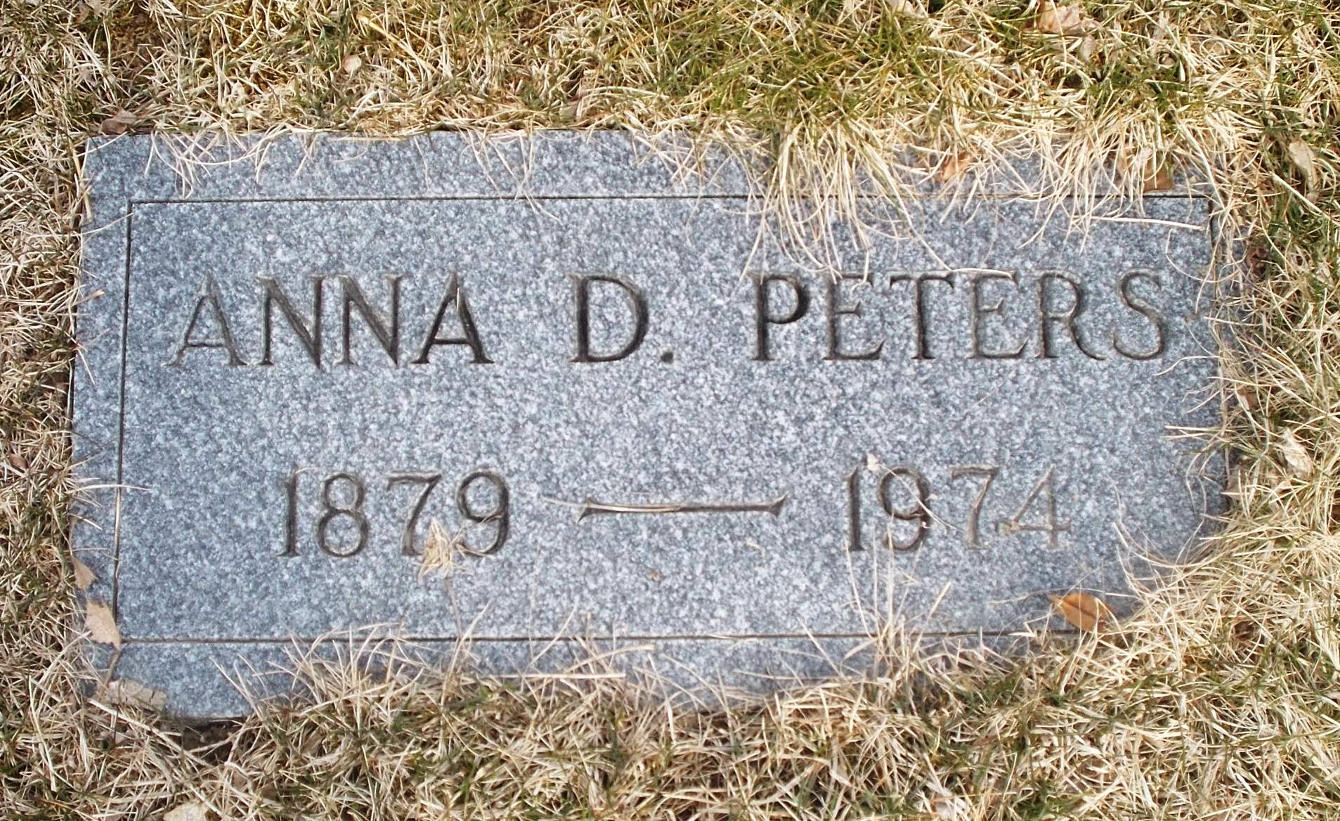Anna D Peters