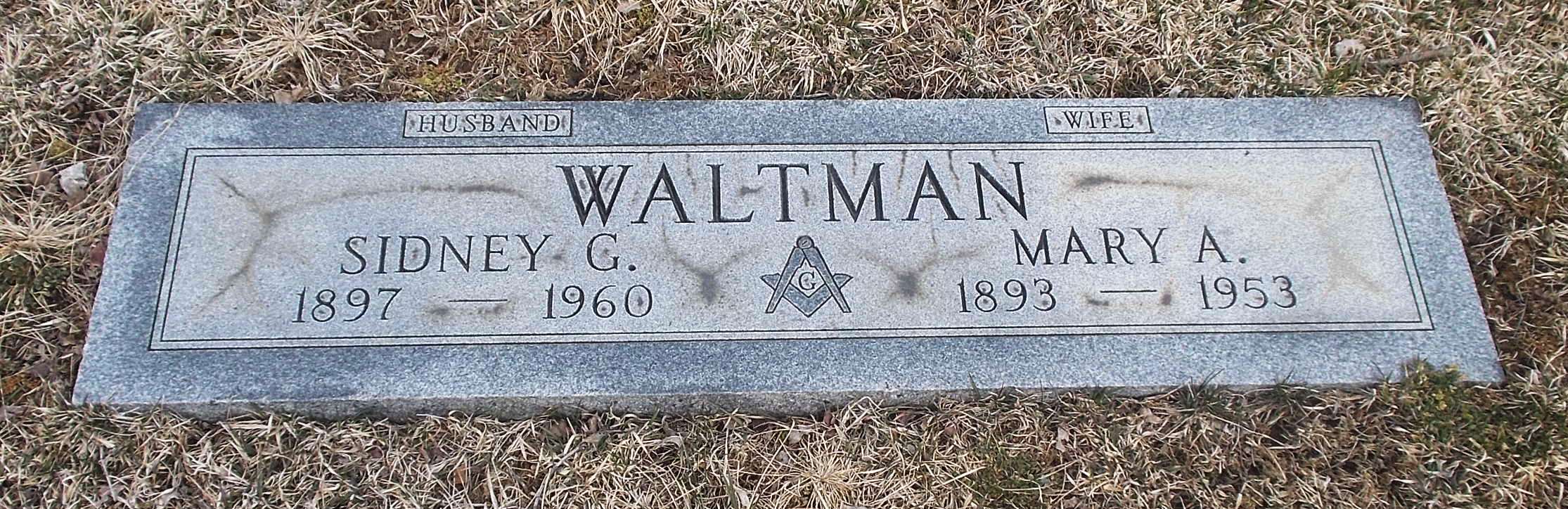 Sidney G Waltman