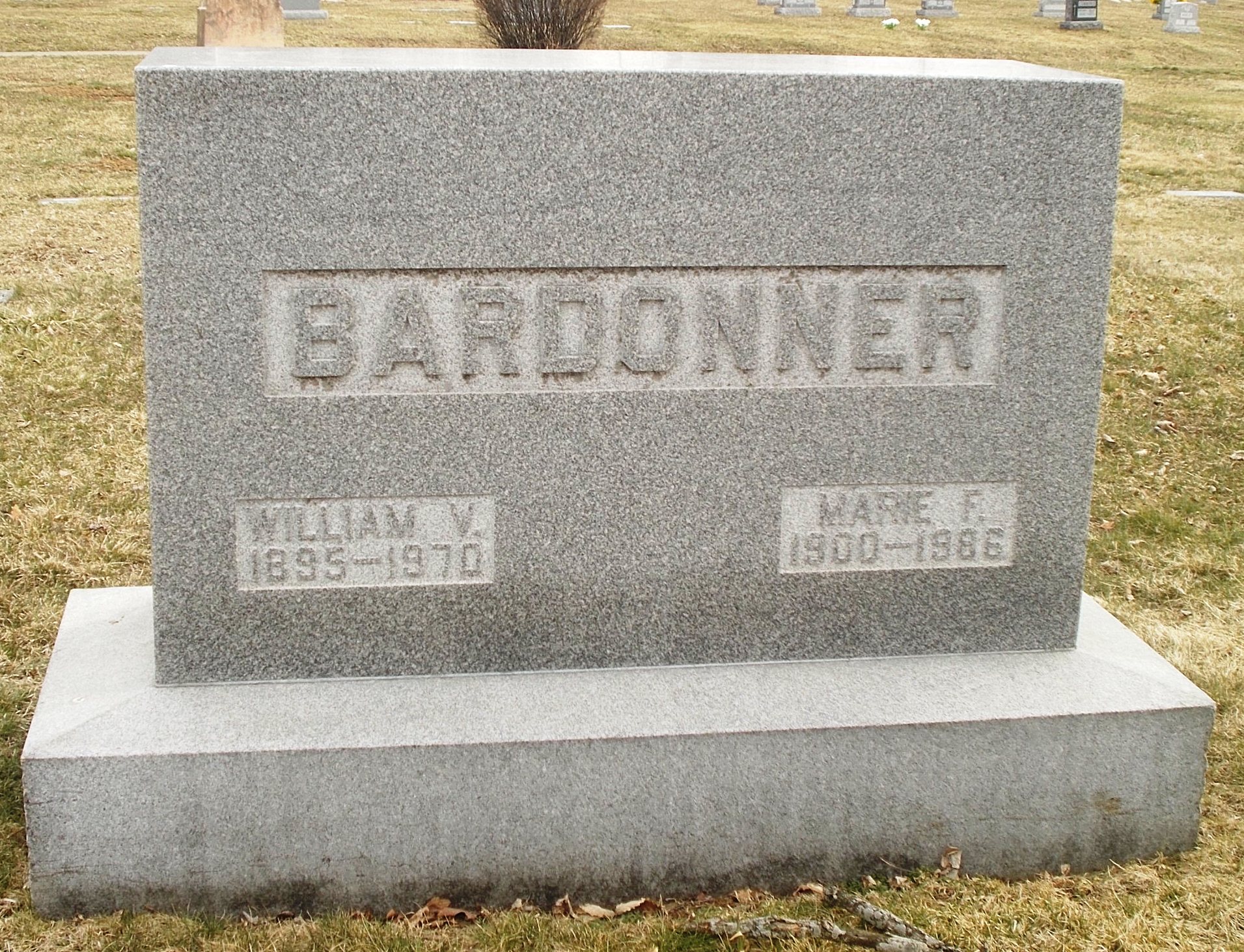 William V Bardonner