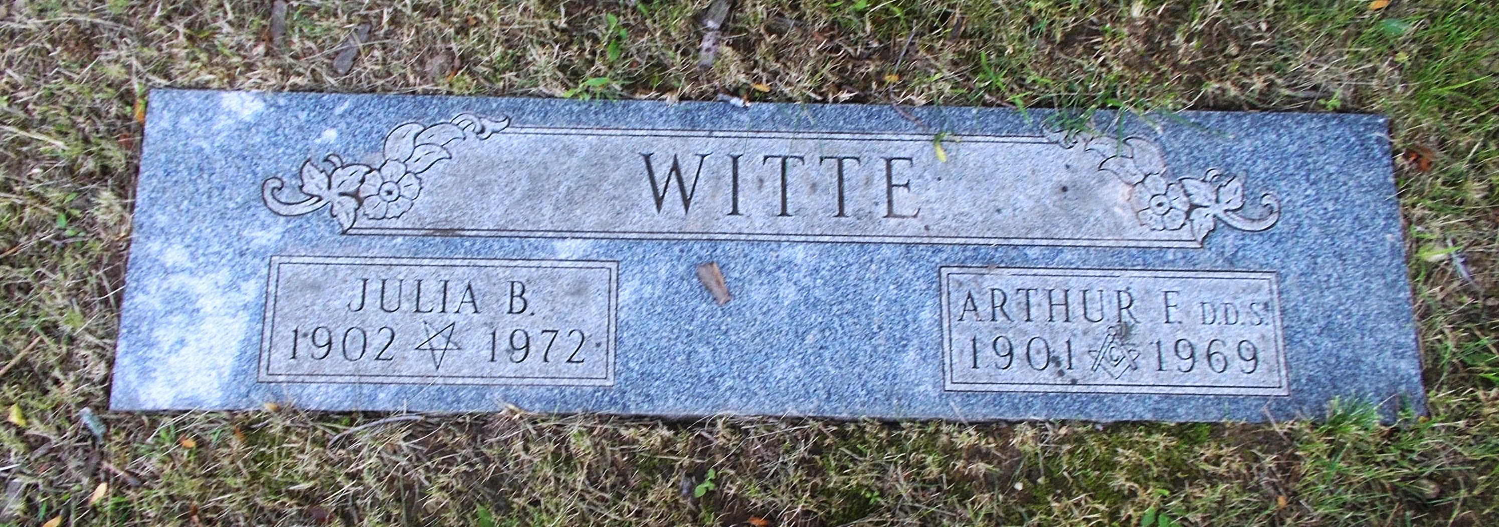 Arthur E Witte