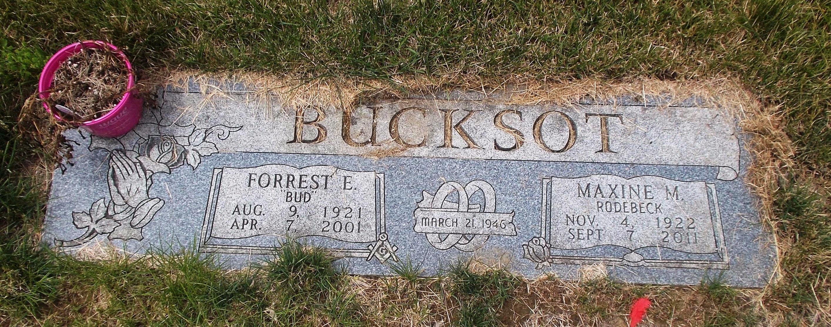 Forrest E "Bud" Bucksot