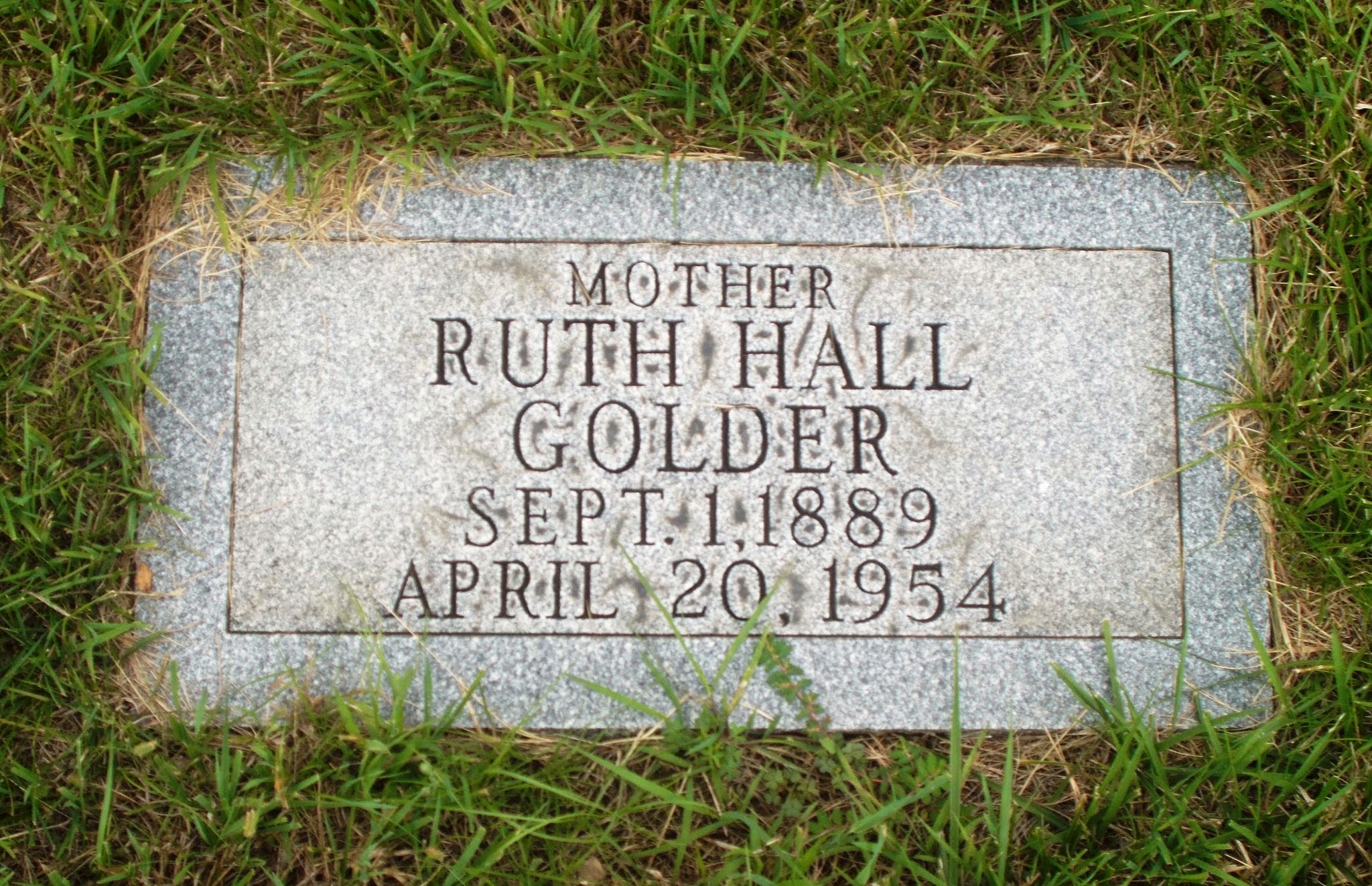 Ruth Hall Golder