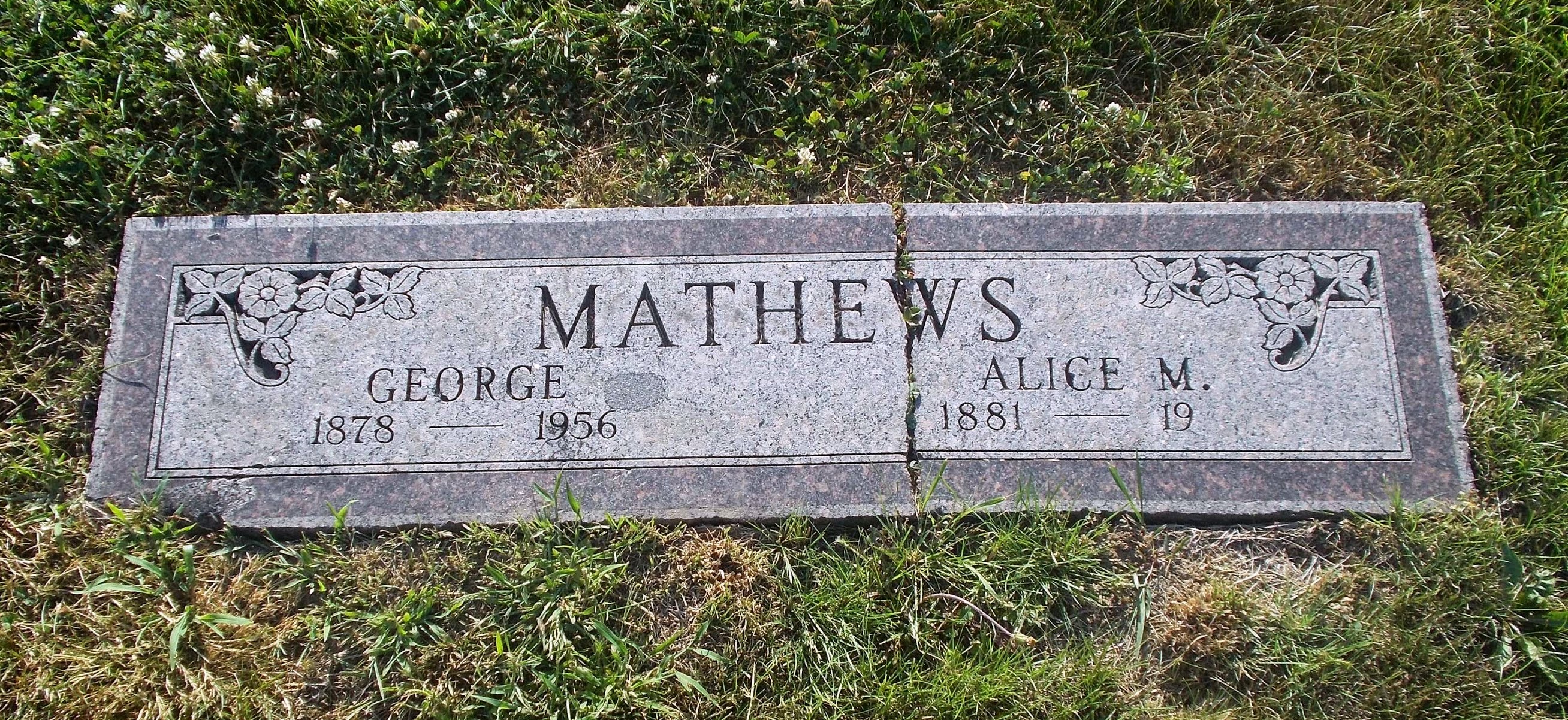Alice M Mathews
