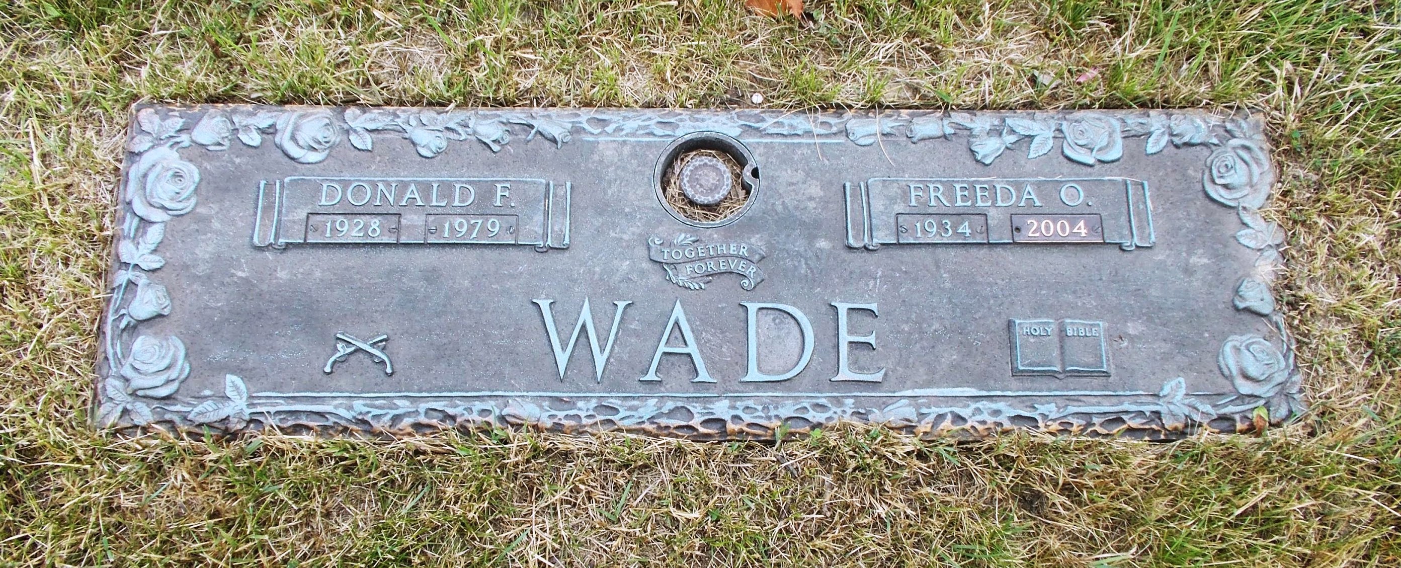 Donald F Wade