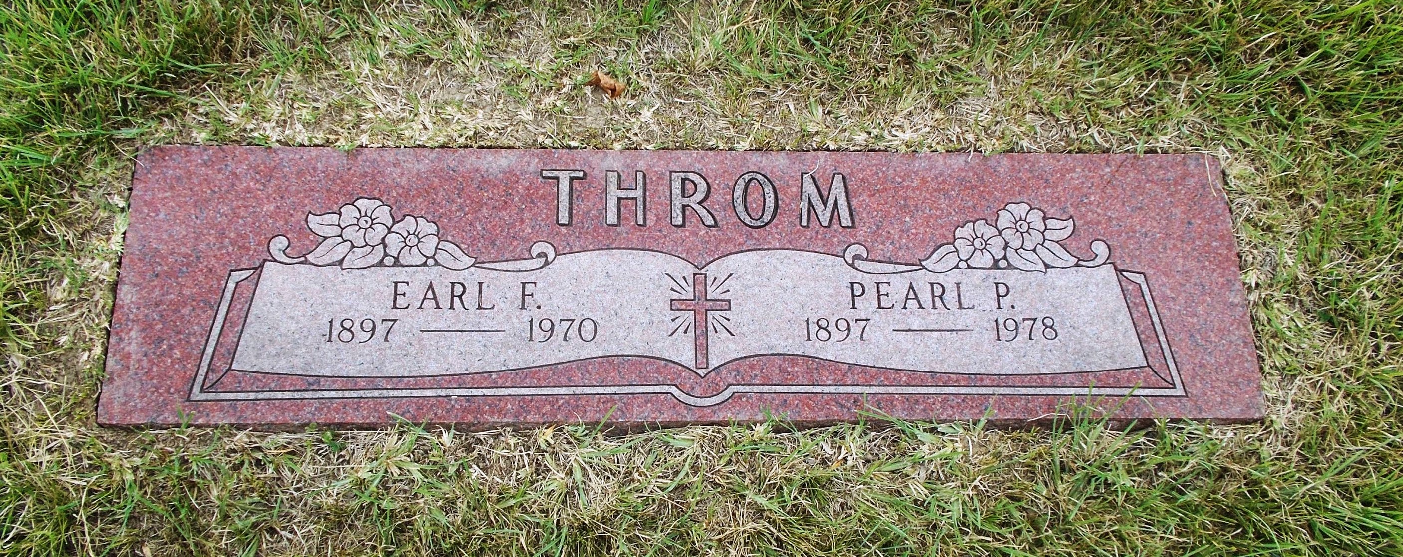 Earl F Throm