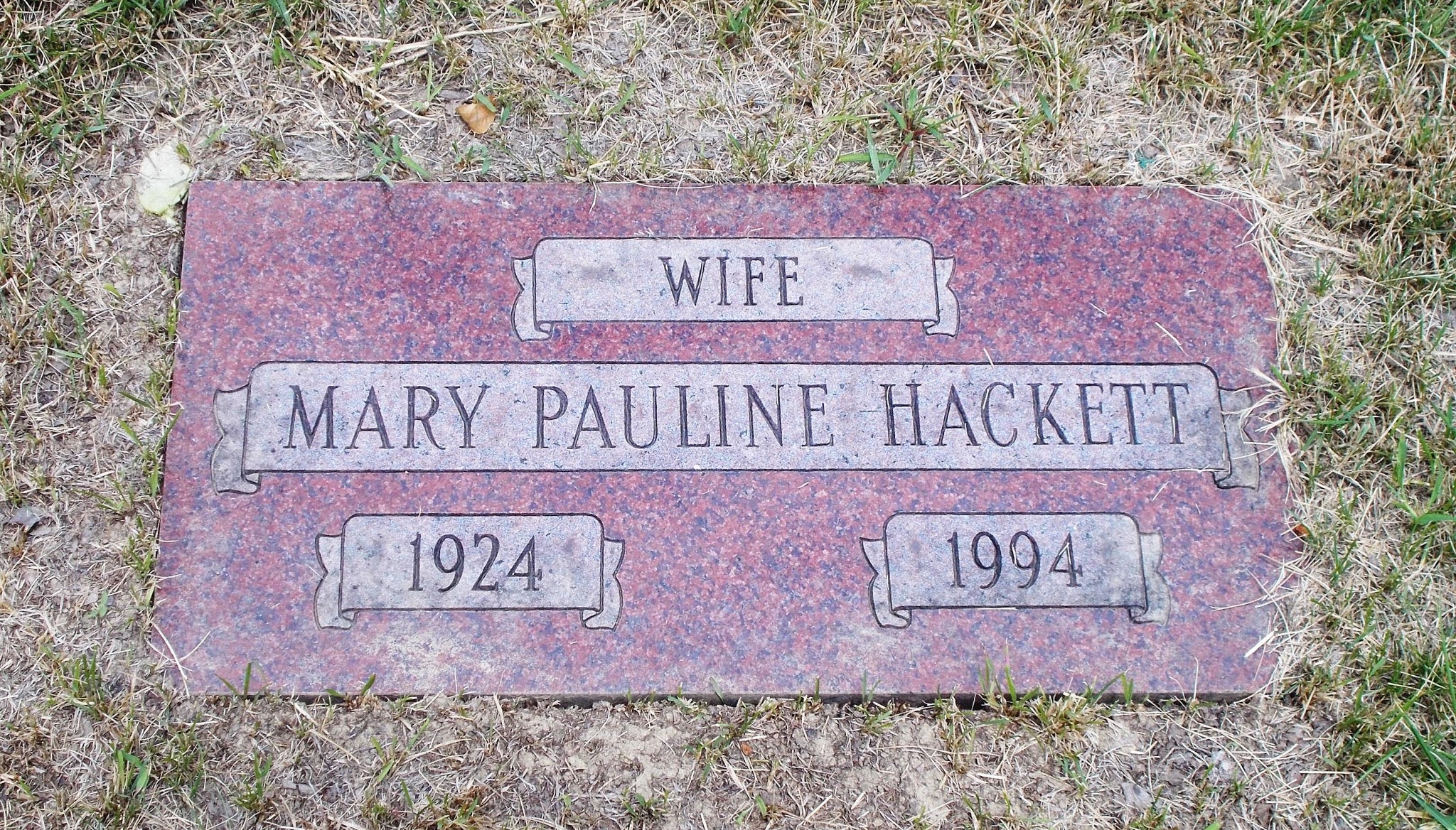 Mary Pauline Hackett
