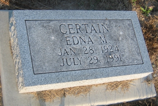 Edna M Certain