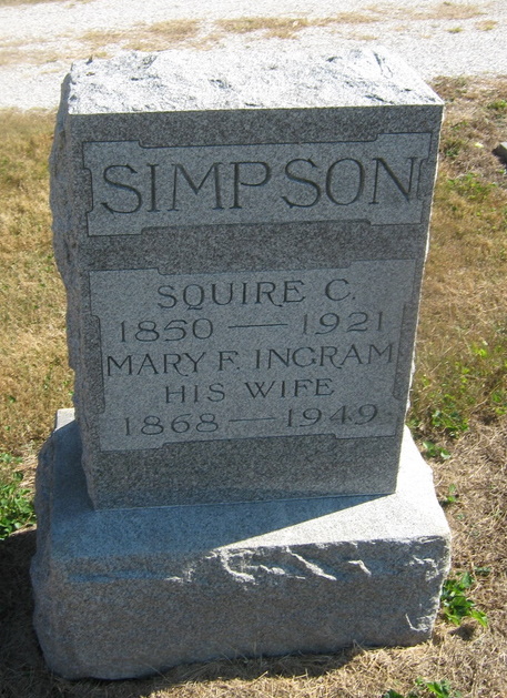 Mary F Ingram Simpson