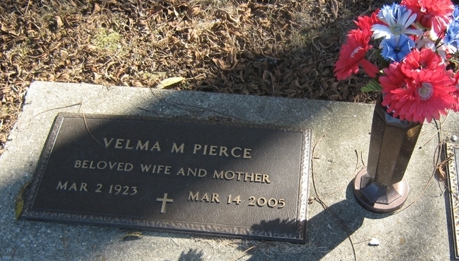 Velma M Pierce