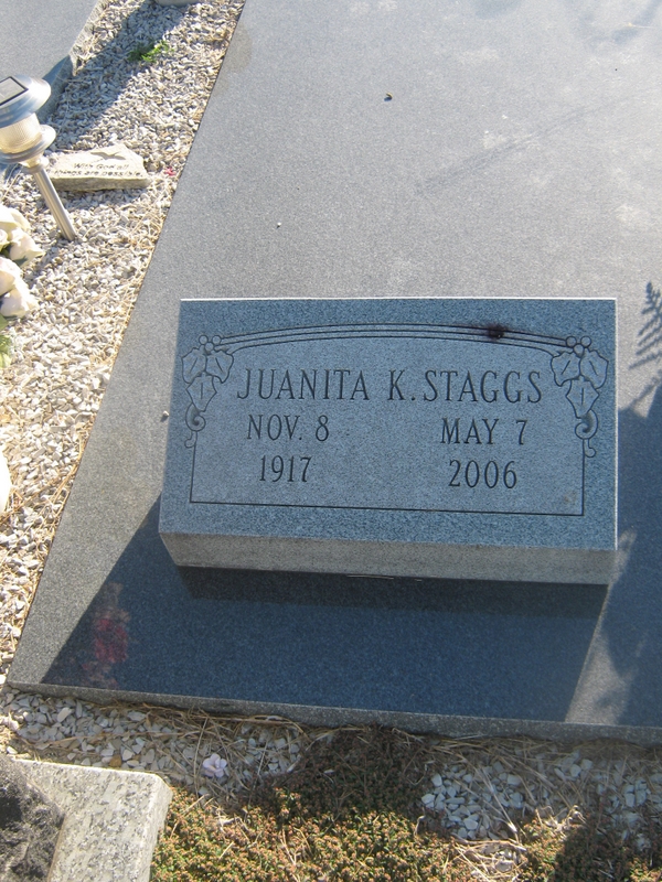 Juanita K Staggs