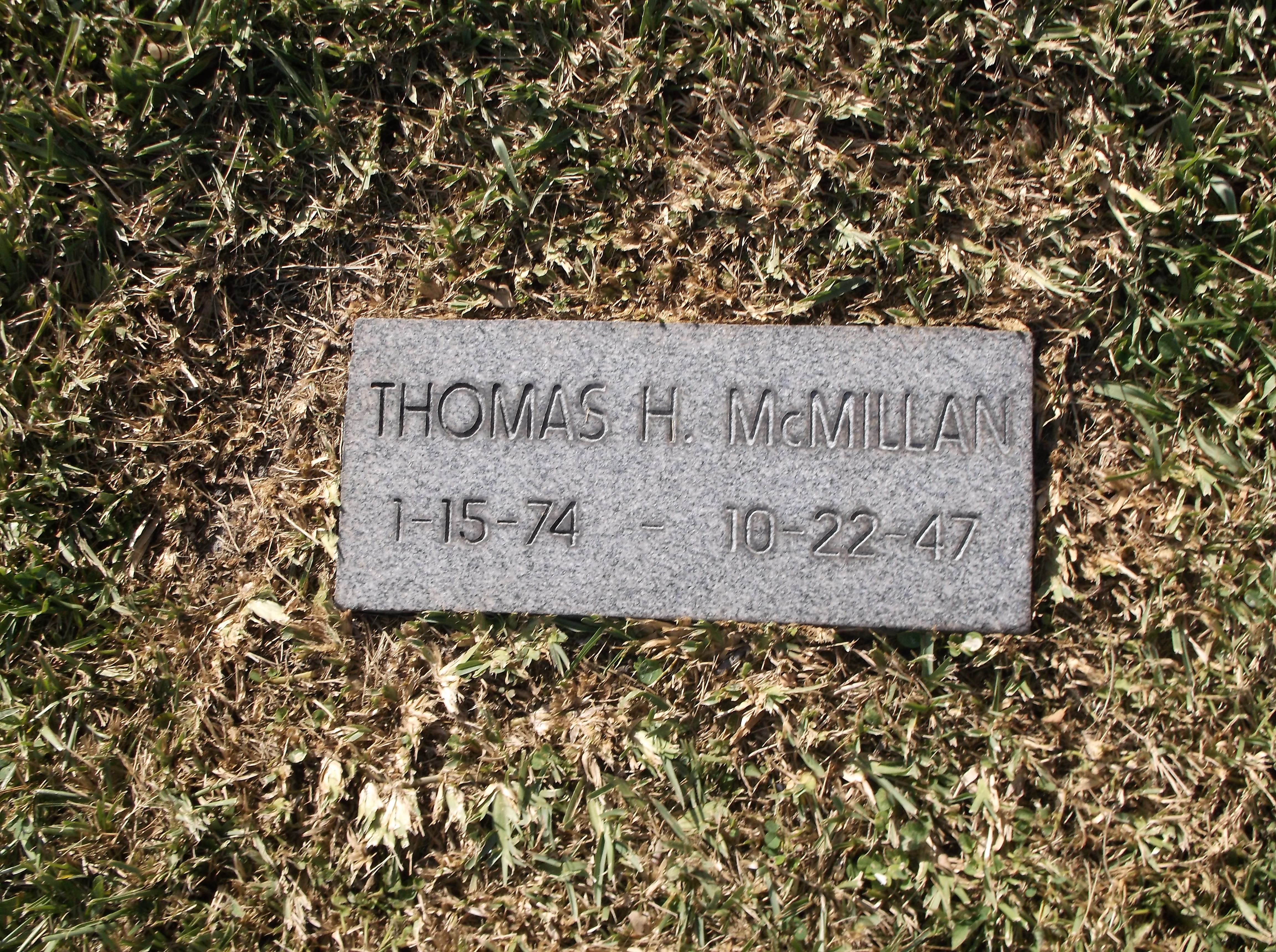 Thomas H McMillan