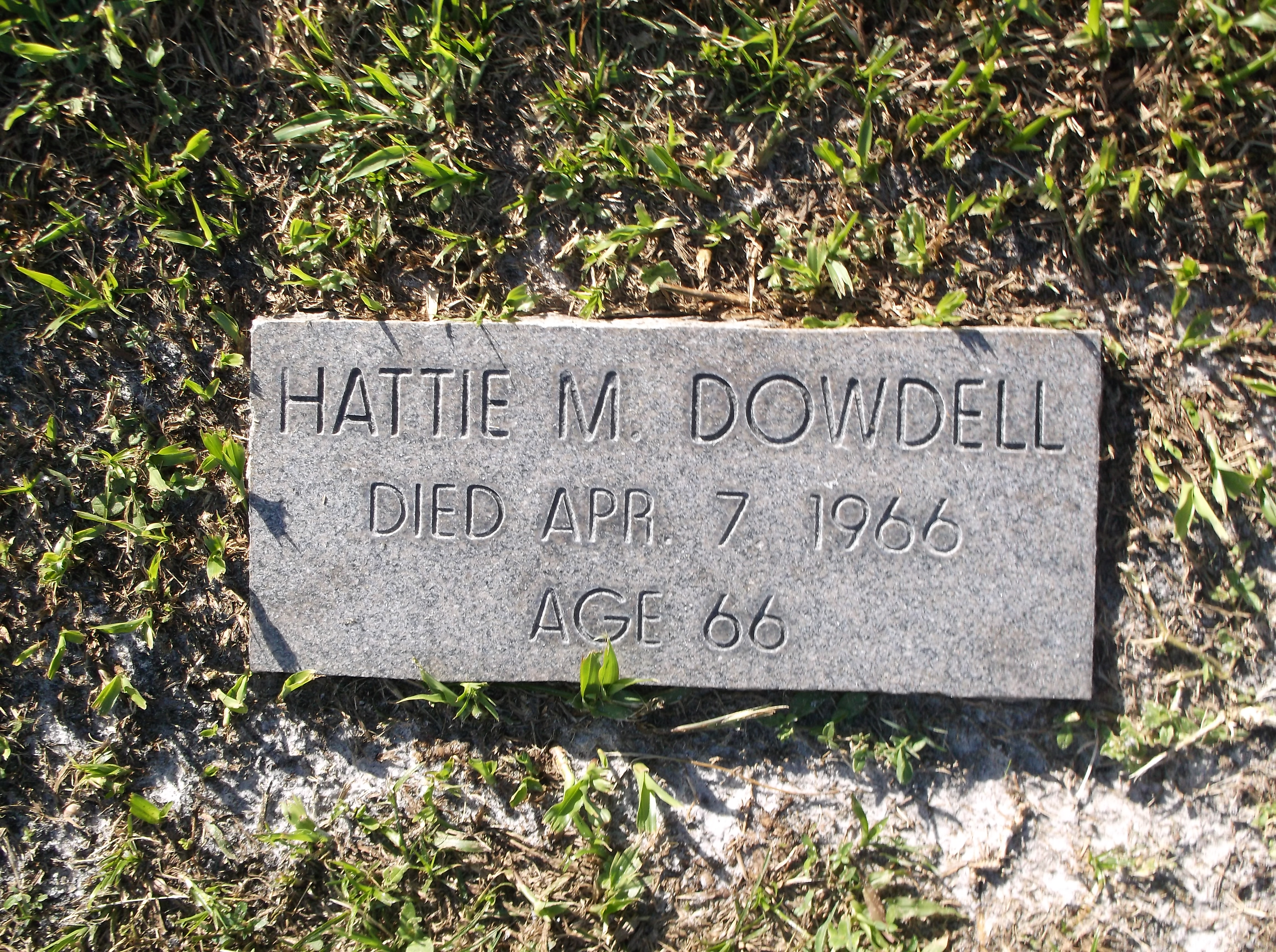 Hattie M Dowdell