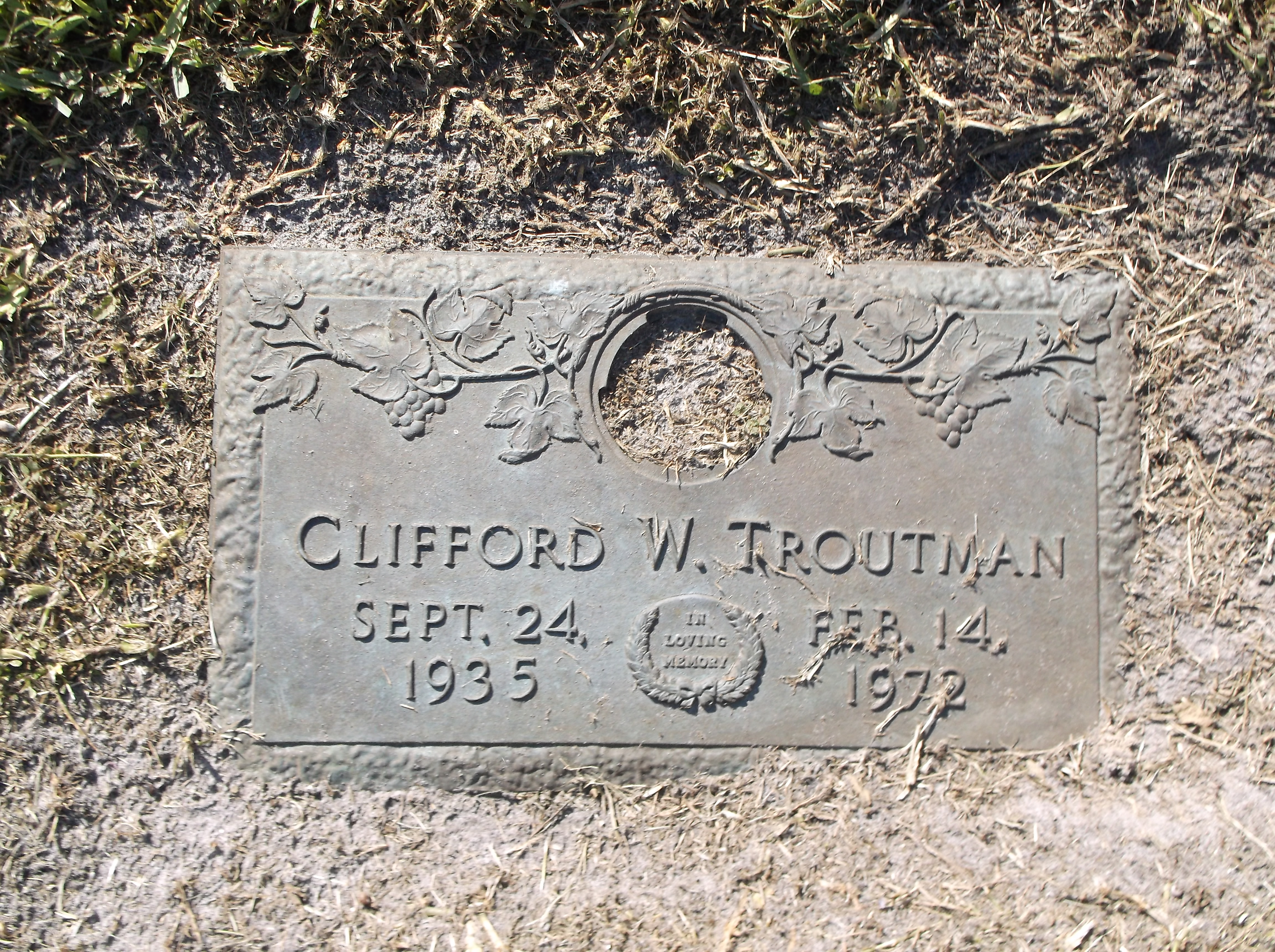 Clifford W Troutman