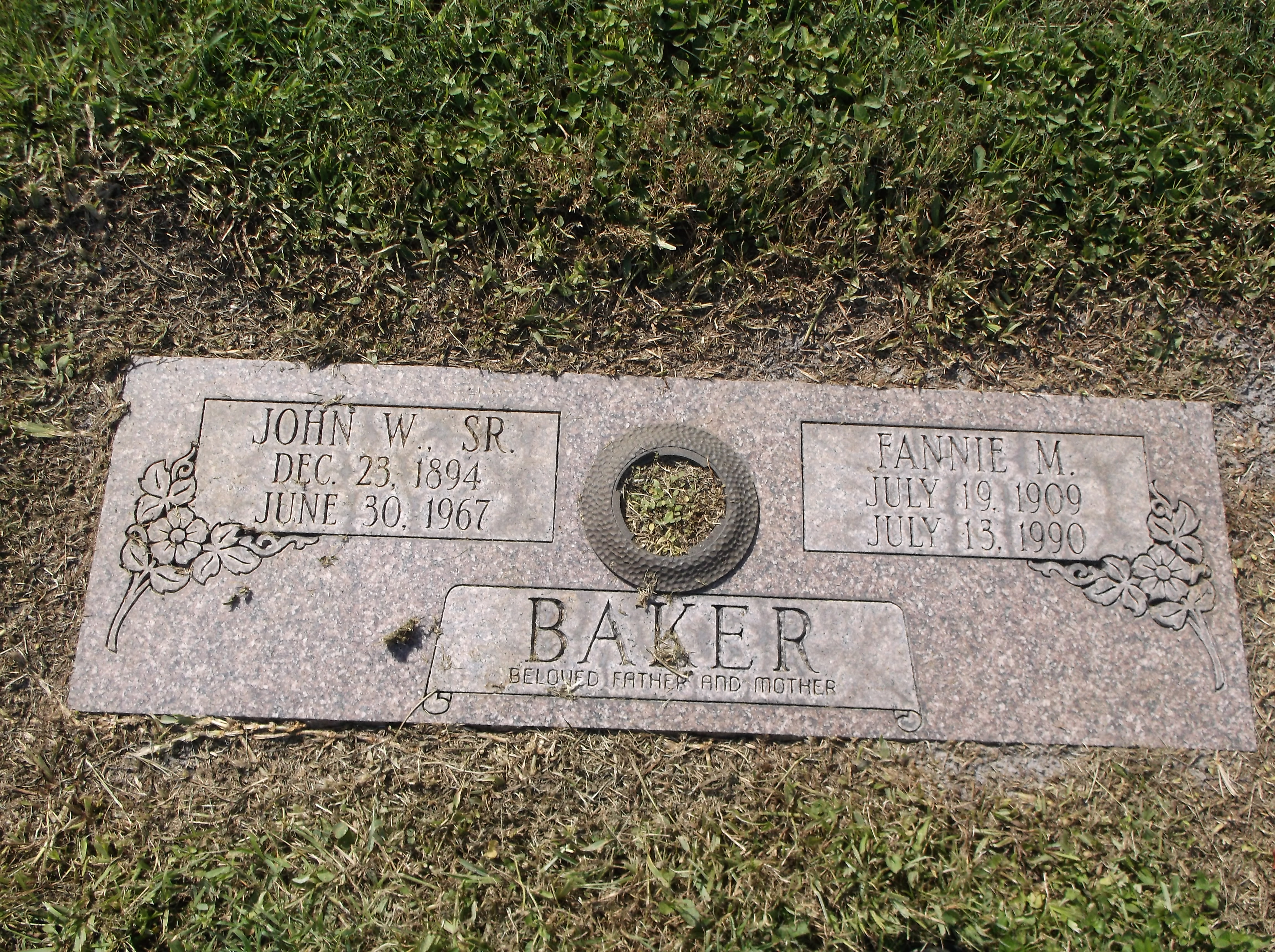John W Baker, Sr