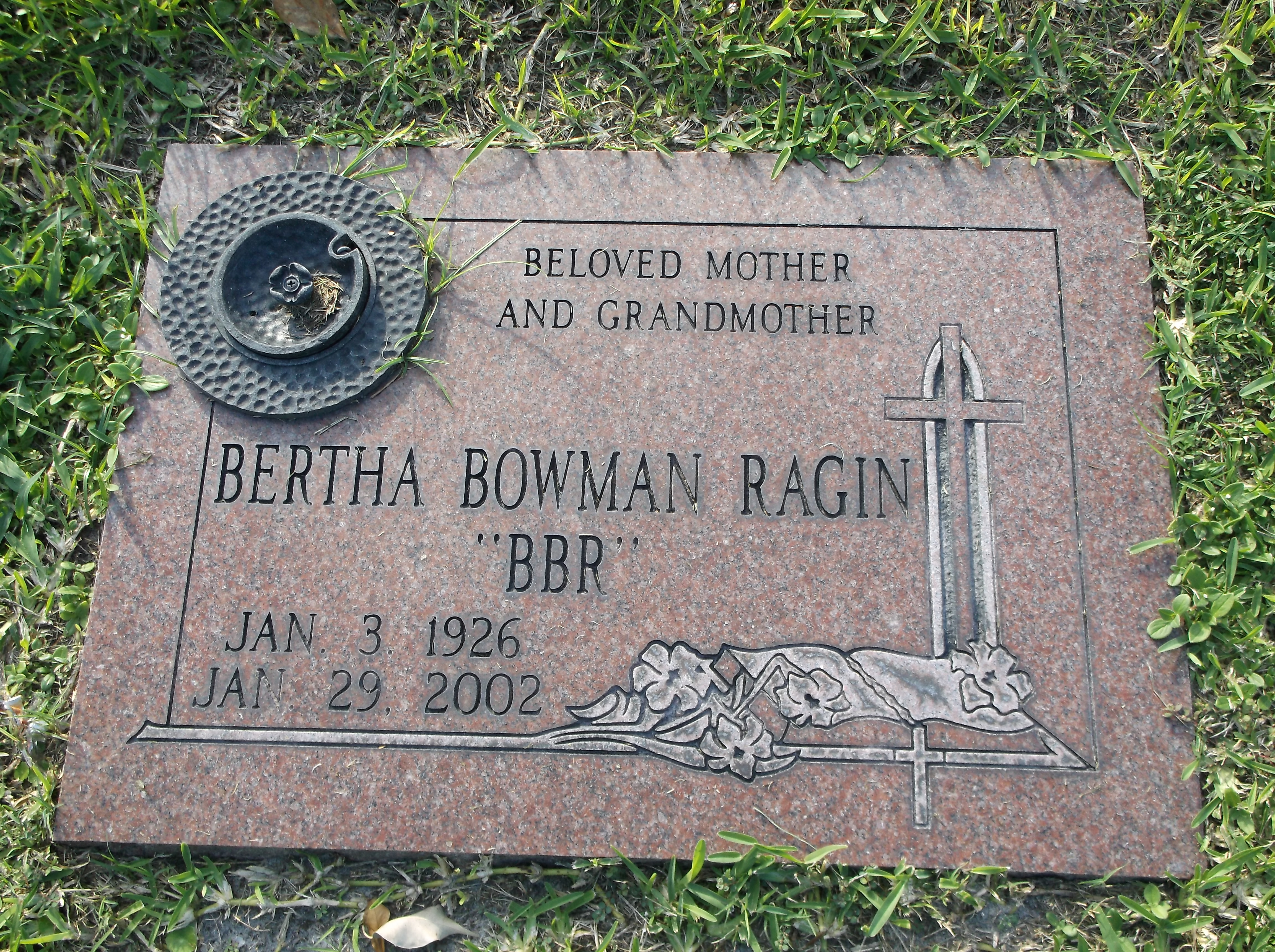 Bertha "BBR" Bowman Ragin