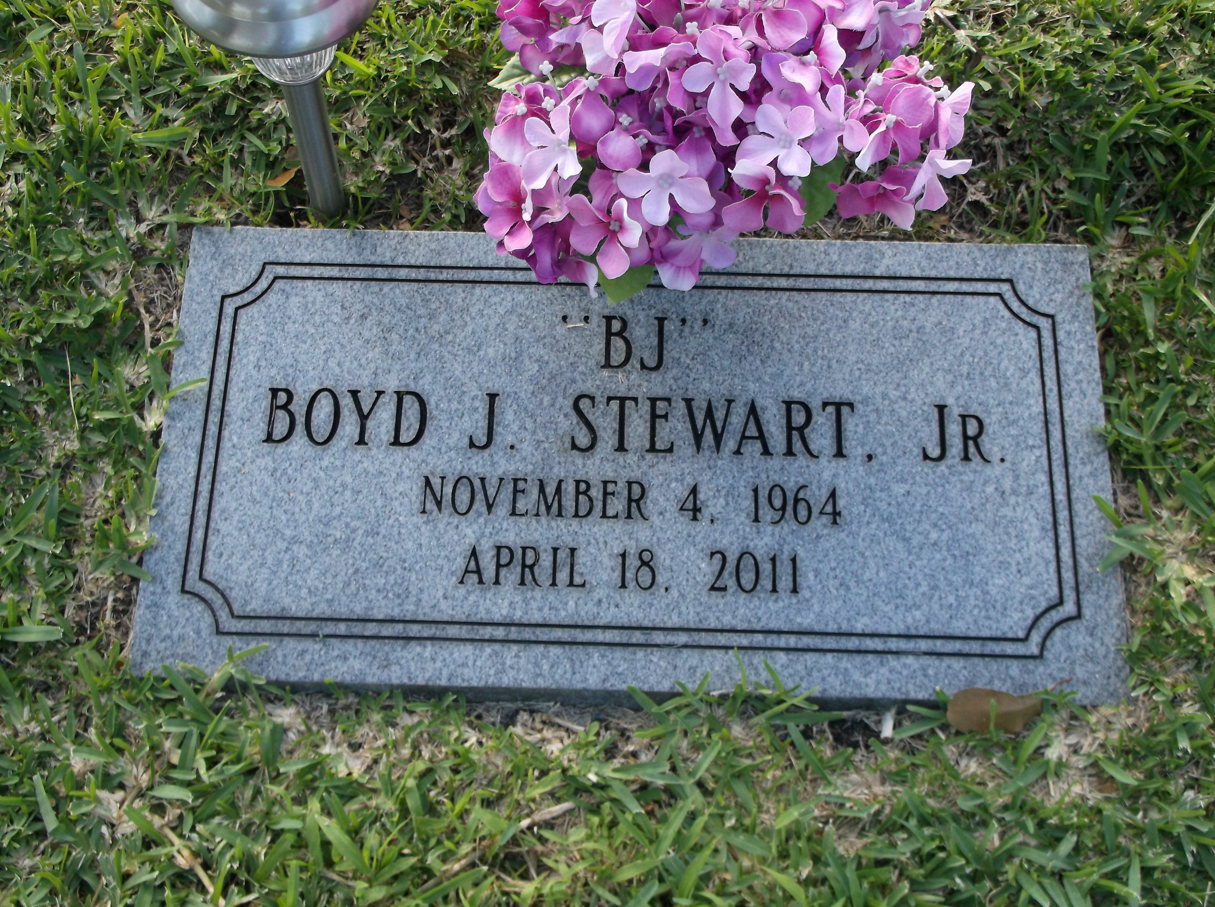 Boyd J "B J" Stewart, Jr