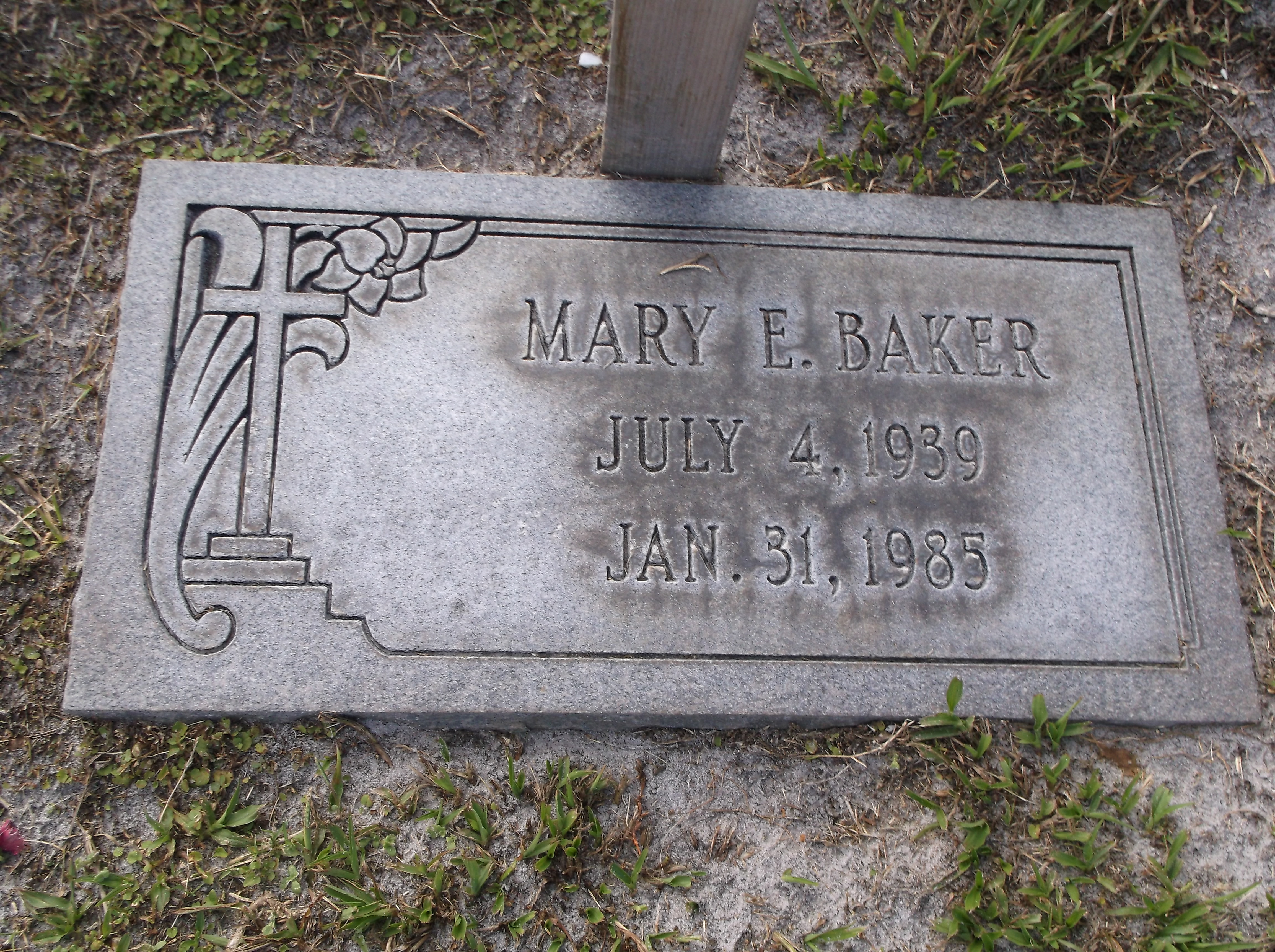 Mary E Baker