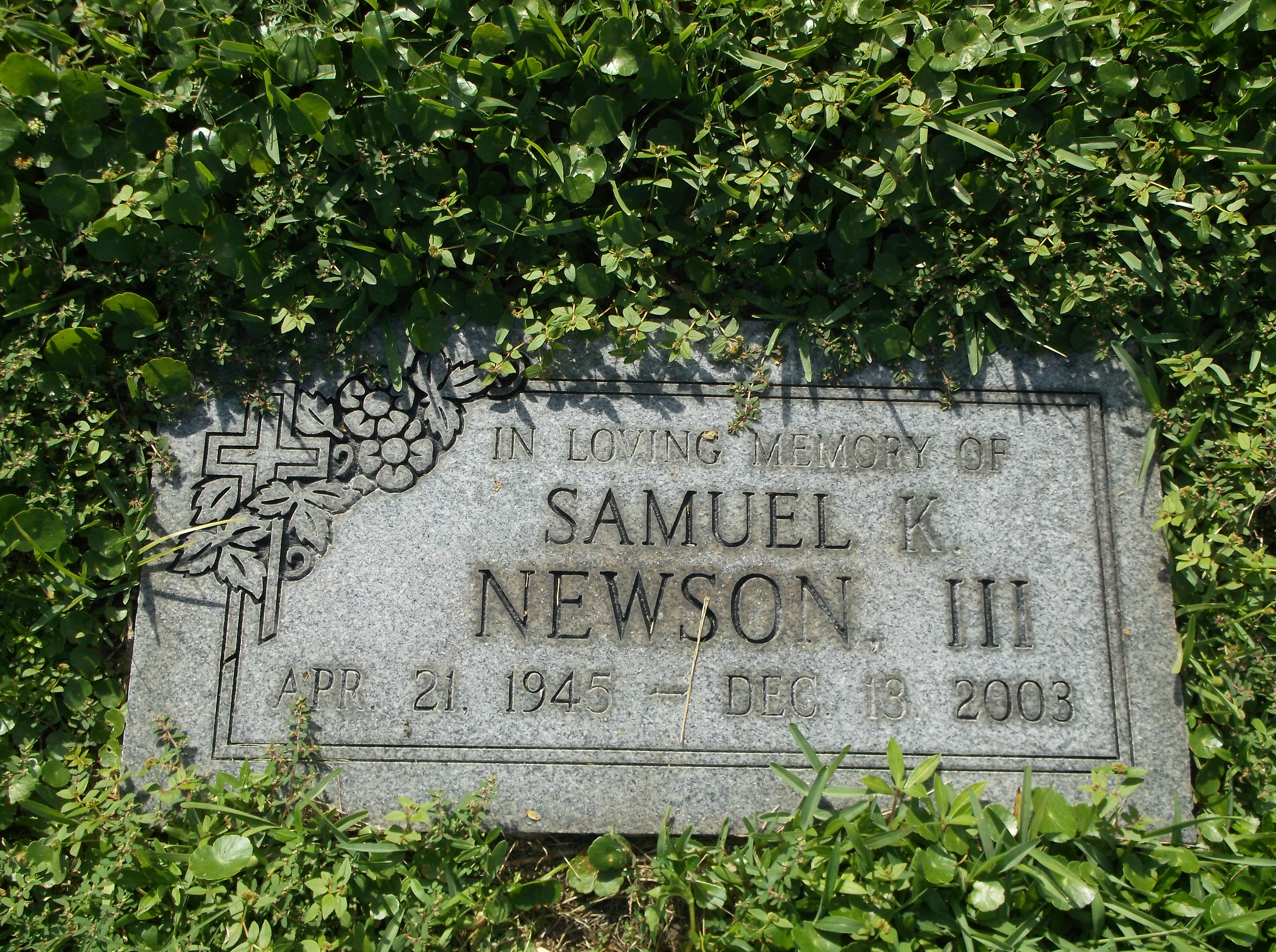 Samuel K Newson, III
