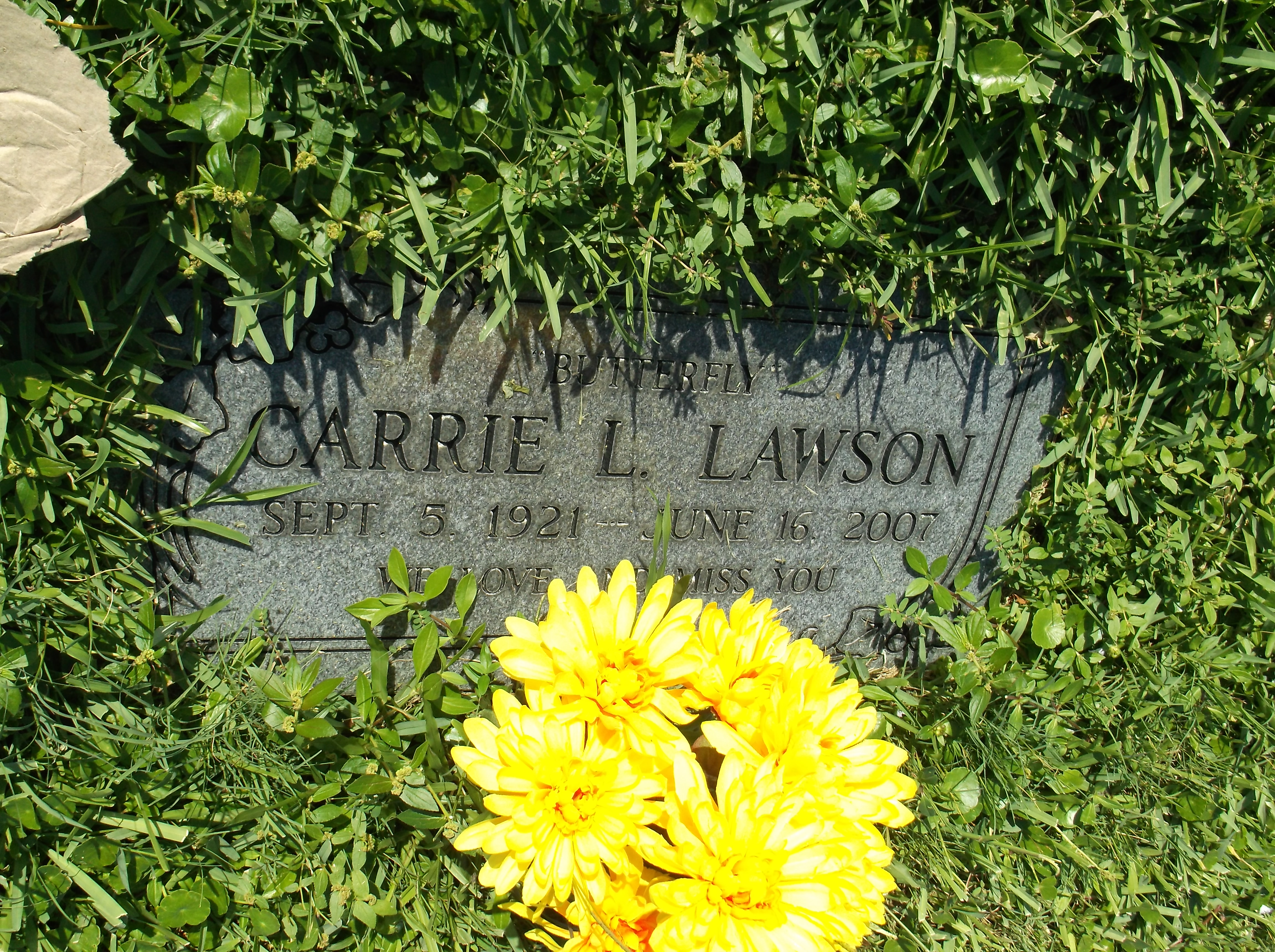 Carrie L "Butterfly" Lawson