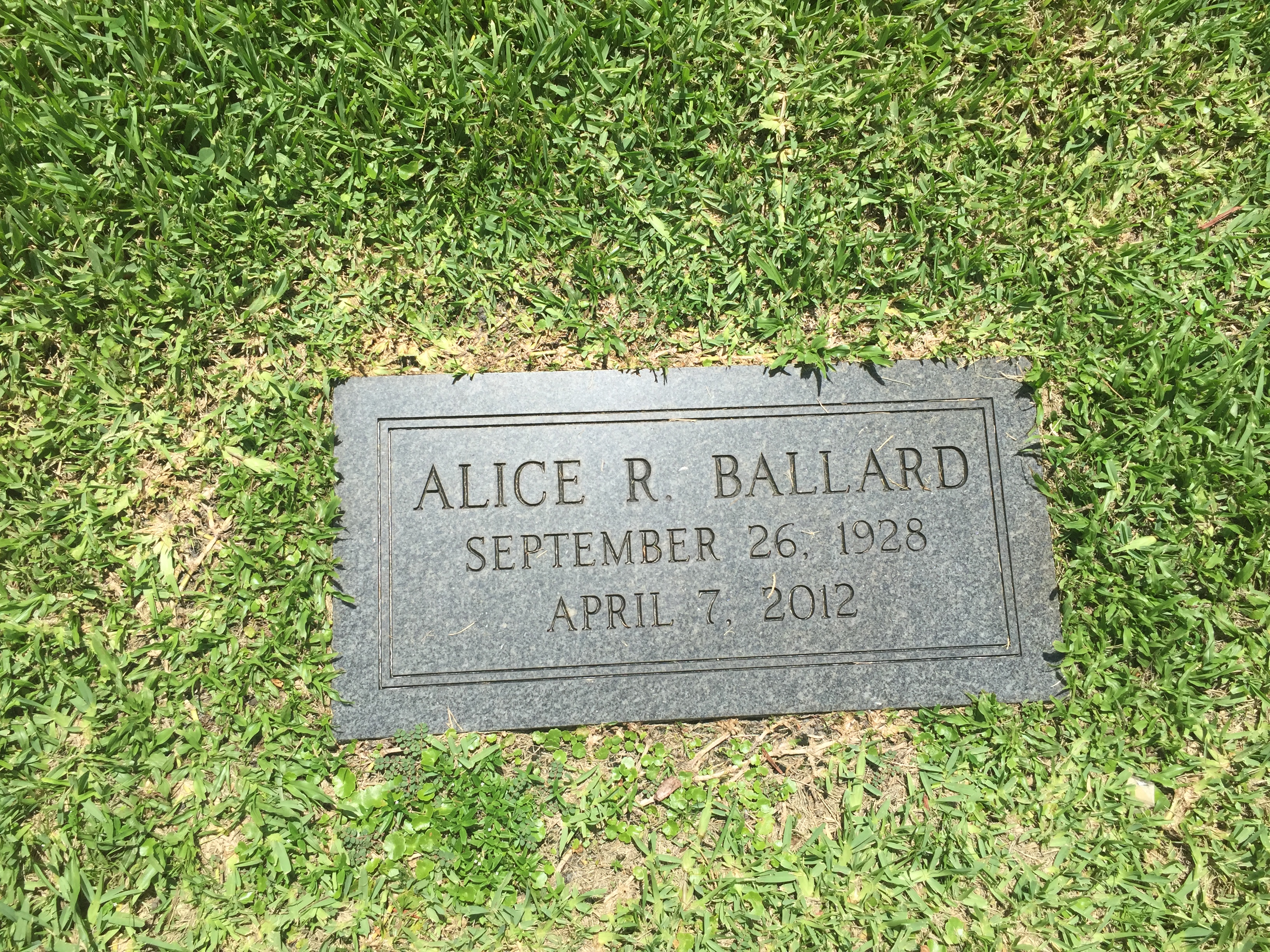 Alice R Ballard