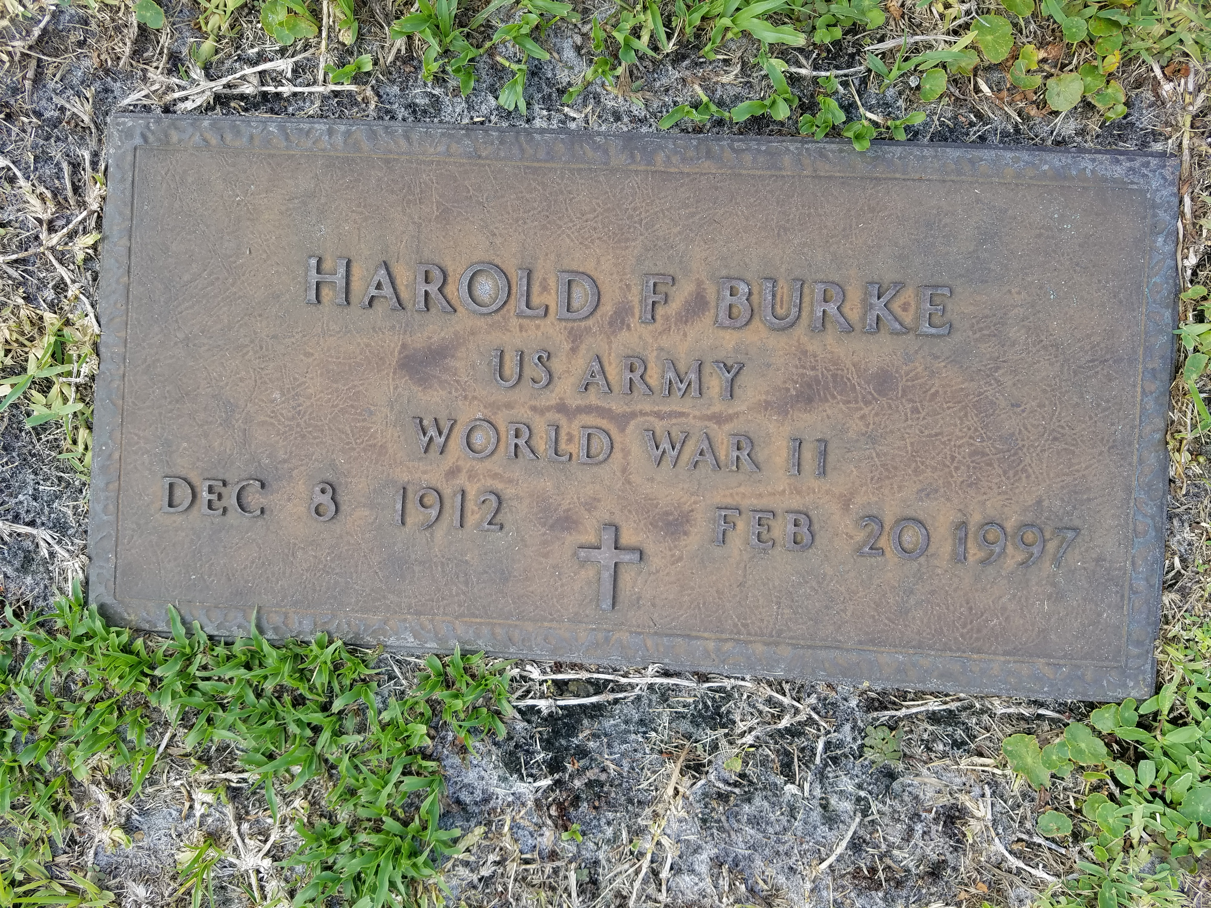Harold F Burke